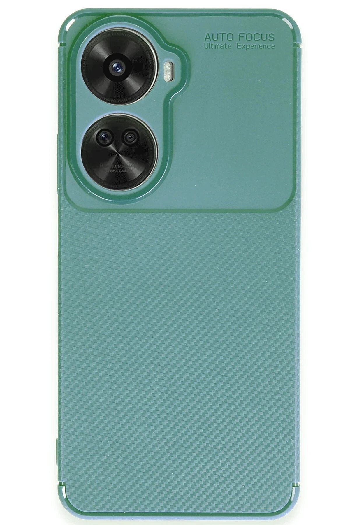 CepteToptan Huawei Nova 12 SE Kılıf Auto Focus Karbon Kapak - Koyu Yeşil - DROPX7864-2039
