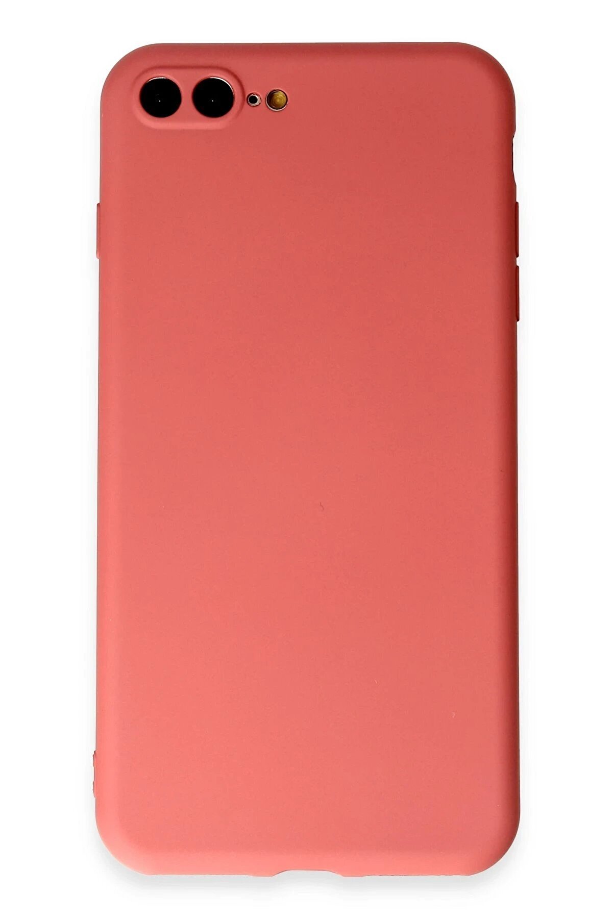 CepteToptan iPhone 7 Plus Kılıf First Silikon - Kiremit - DROPX3212-5775