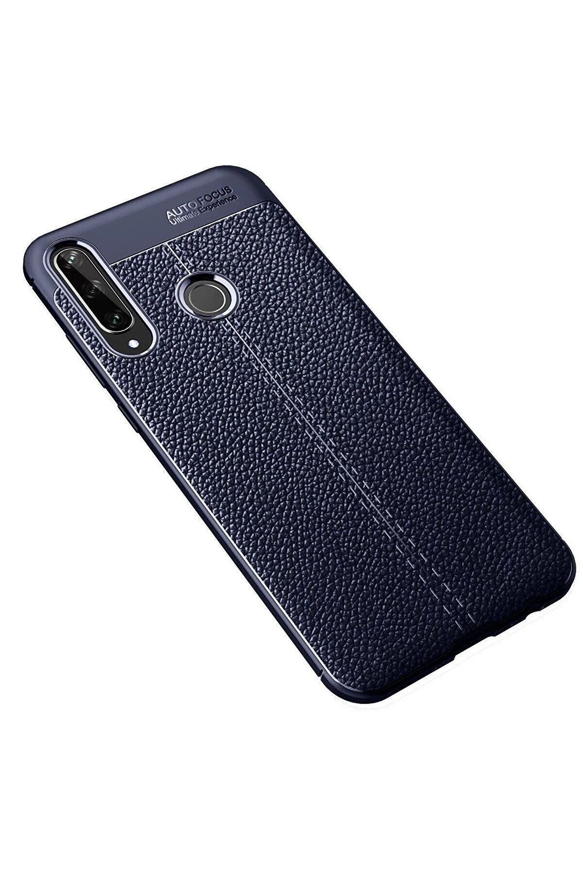 Huawei̇ Y6P Kılıf Auto Focus Kapak - Laci̇vert - Dropx2768-6003