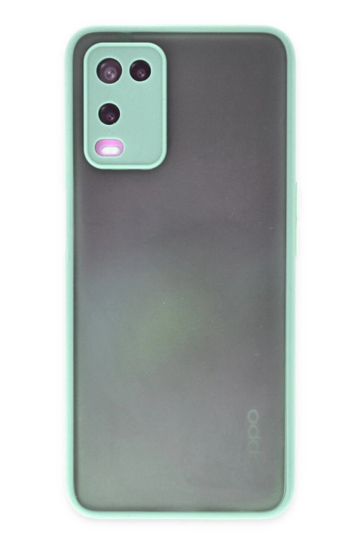 CepteToptan Oppo A54 4G Kılıf Montreal Silikon Kapak - Turkuaz - DROPX6407-3448