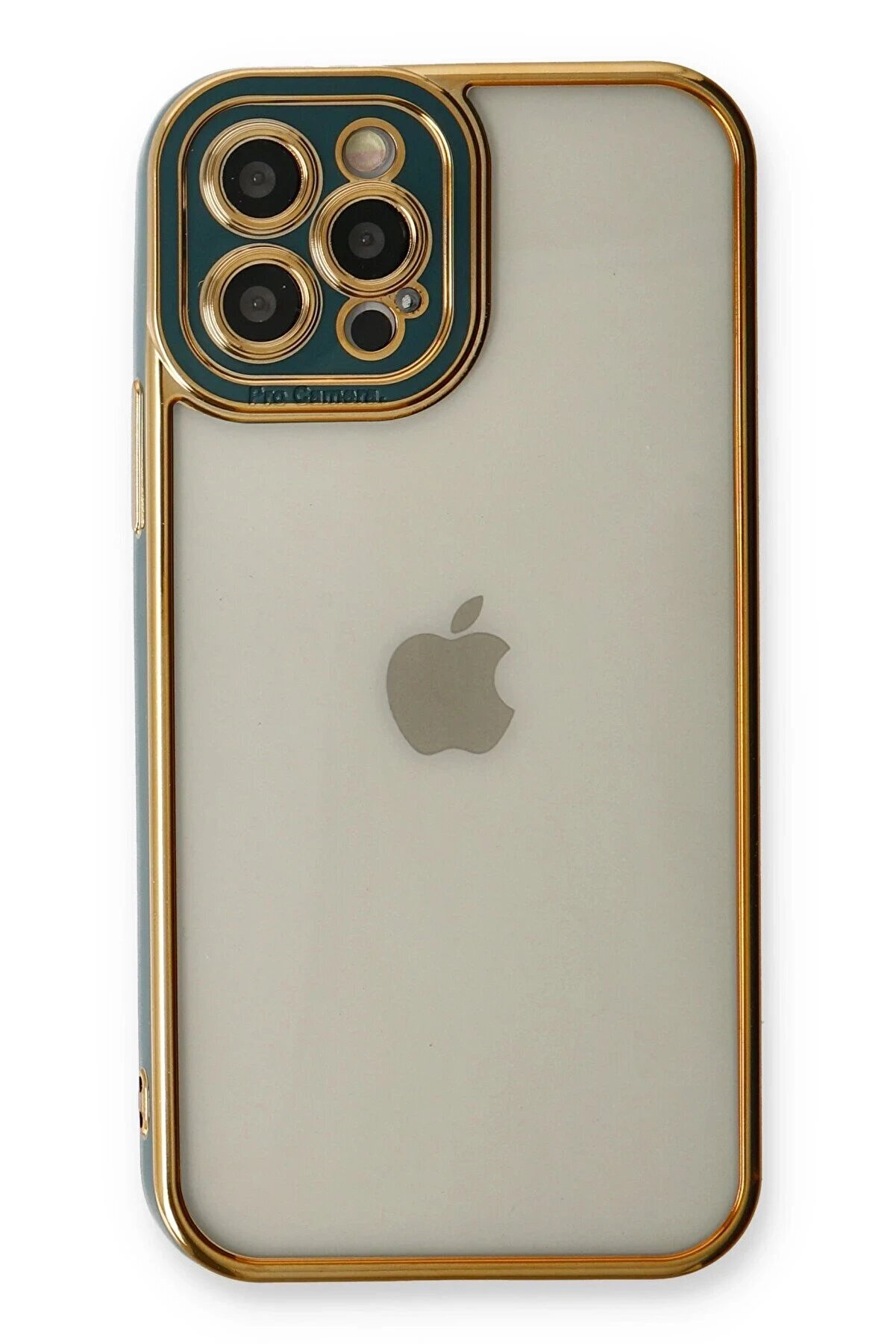 İphone 12 Pro Max Kılıf Li̇va Lens Si̇li̇kon - Yeşi̇l - Dropx1553-8448