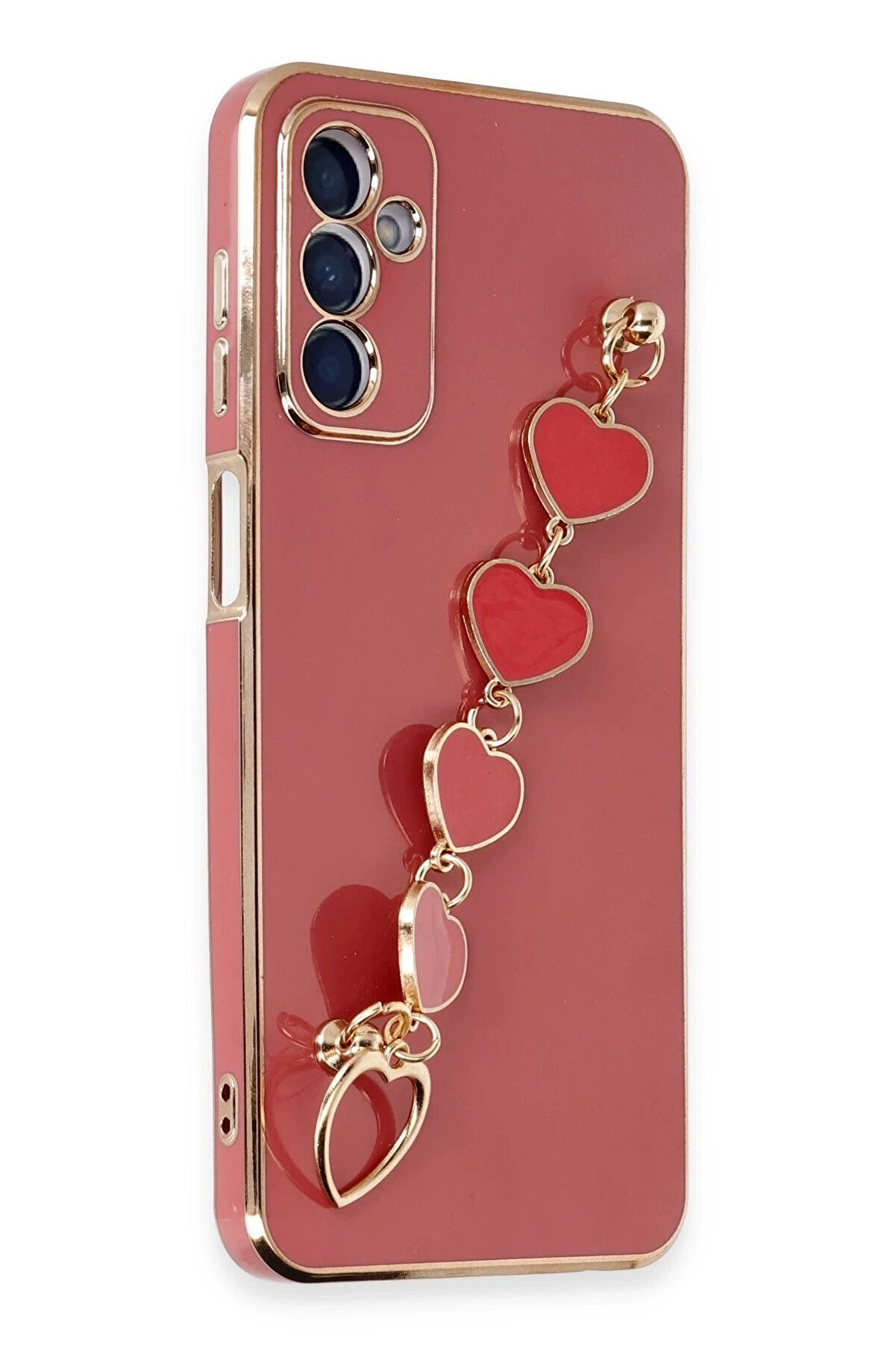 Samsung Galaxy A14 4G Kılıf Esi̇la Si̇li̇kon - Kırmızı - Dropx8137-8621