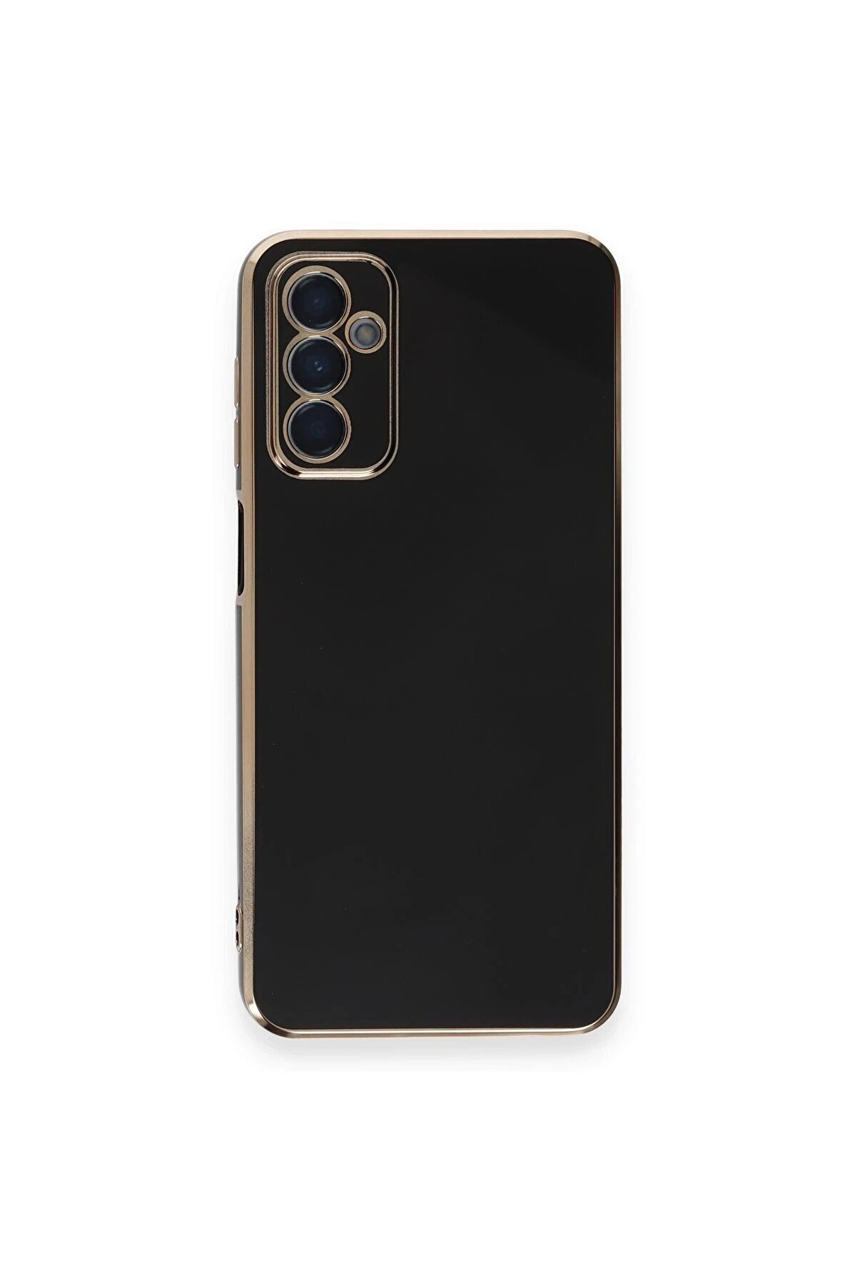 CepteToptan Samsung Galaxy A14 4G Kılıf Volet Silikon - Siyah - DROPX5675-1221