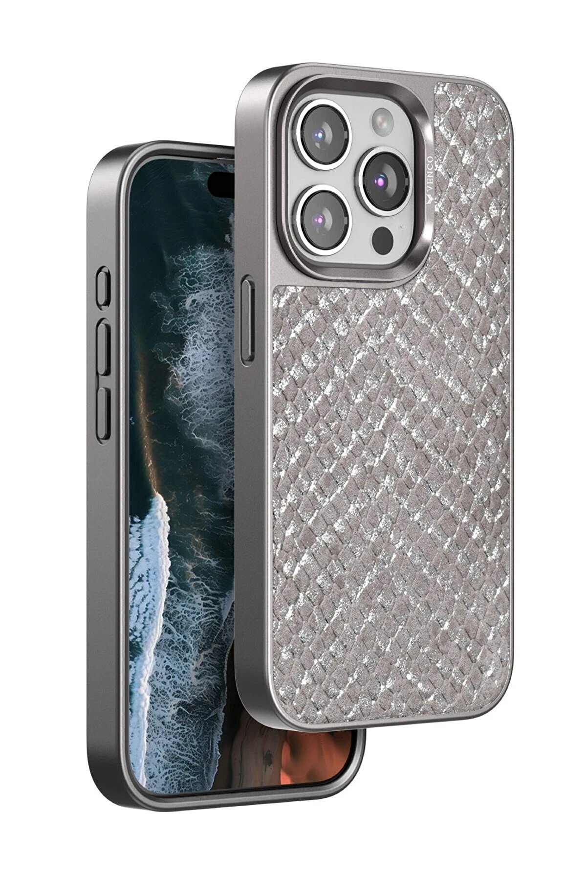 İphone 15 Pro Max Uyumlu Vi̇per Kapak - Ti̇tan Gri̇ - Dropx4920-7546