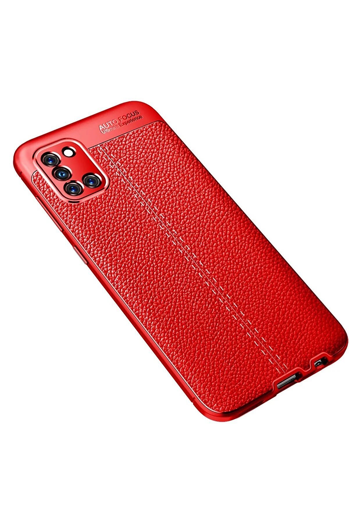 Samsung Galaxy A31 Kılıf Auto Focus Kapak - Kırmızı - Dropx1841-5604
