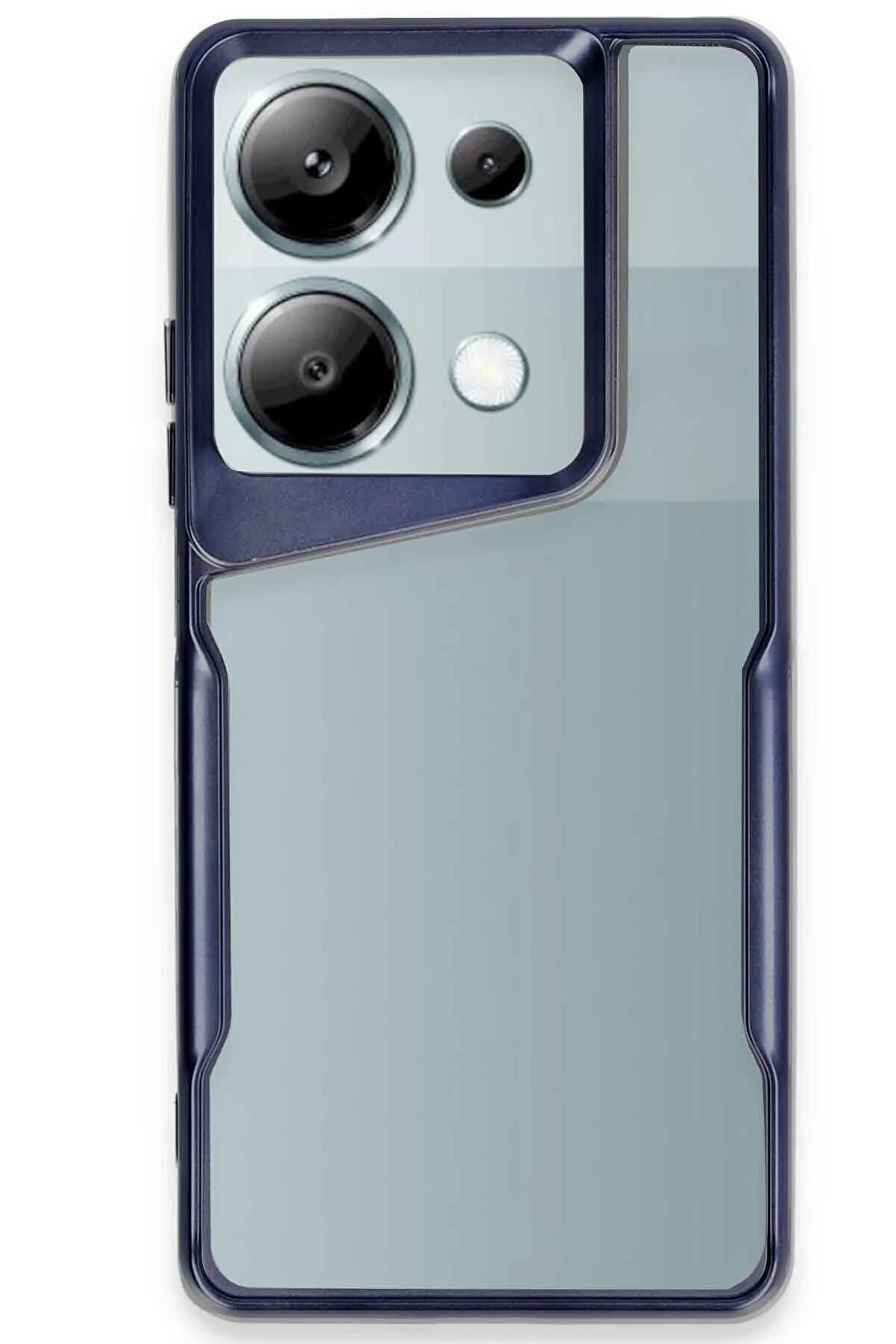 CepteToptan Xiaomi Redmi Note 13 Pro 4G Kılıf Boyi Silikon Kapak - Lacivert - DROPX3977-3815