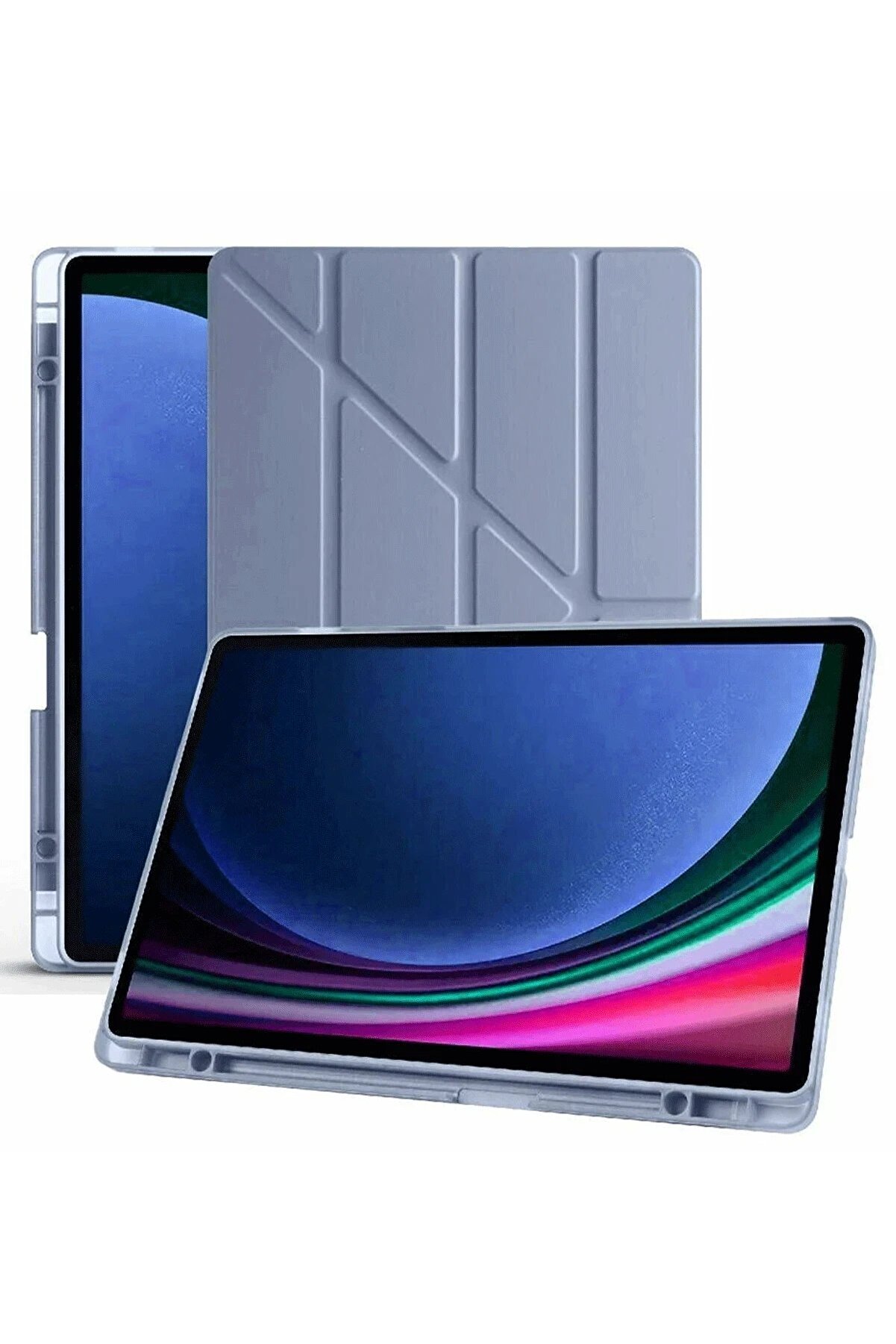 Galaxy X610 Tab S9 Fe Plus 12.4 Uyumlu Kılıf Kalemli̇kli̇ Mars Tablet Kılıfı - Dropx3894-1742