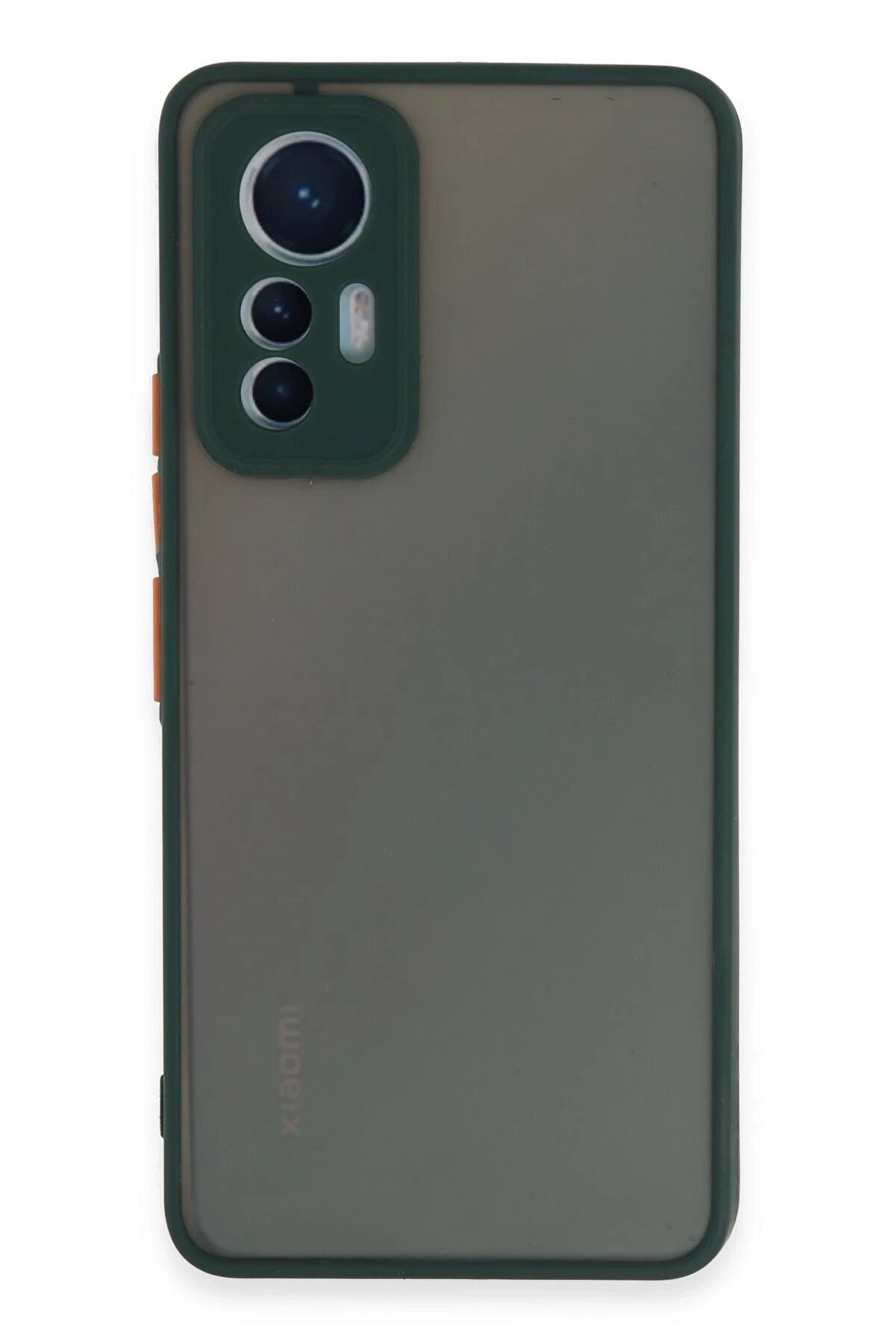 CepteToptan Xiaomi Mi 12 Lite Kılıf Montreal Silikon Kapak - Yeşil - DROPX3057-8077