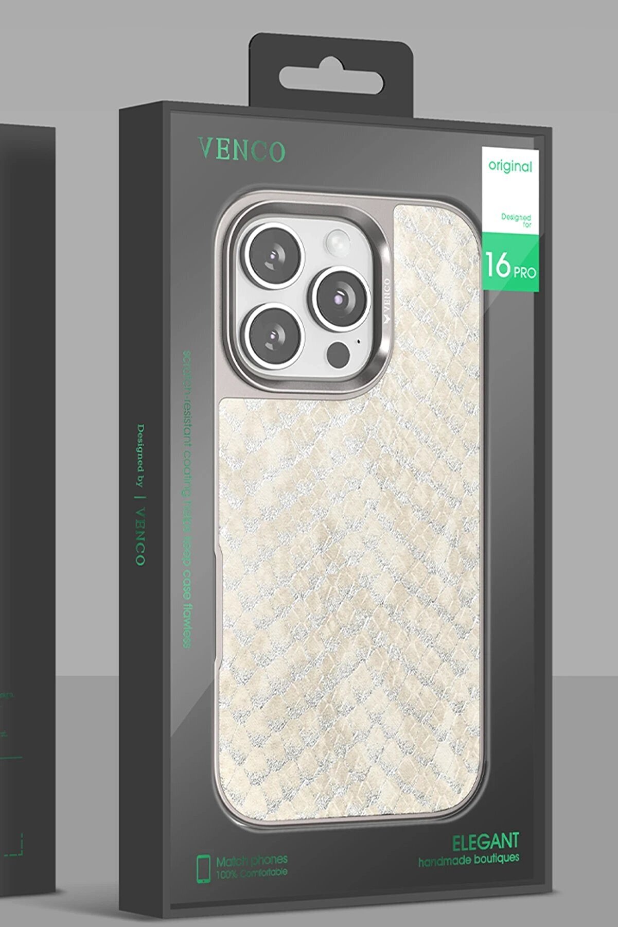 Venco İphone 16 Pro Vi̇per Kapak - Si̇yah