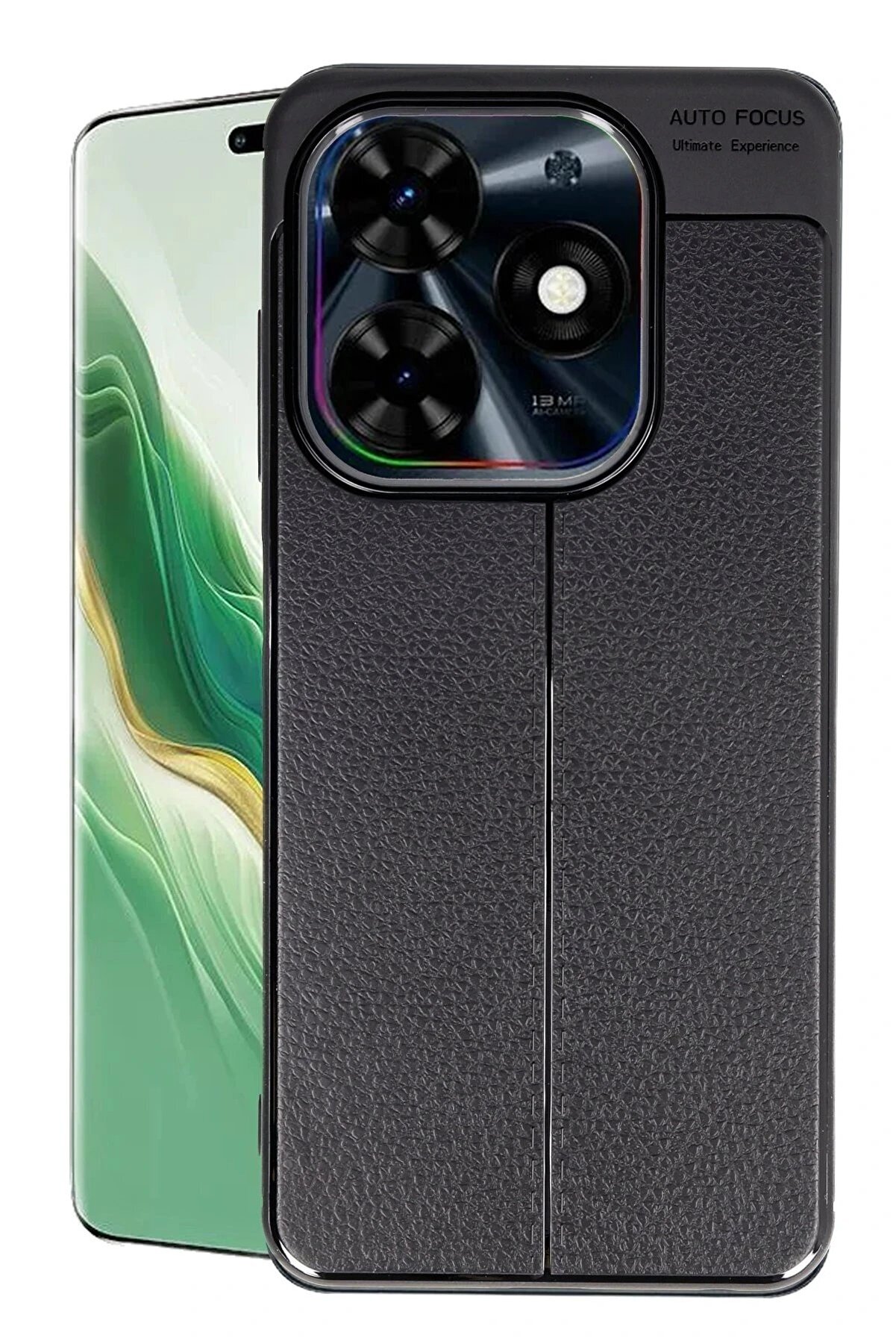 CepteToptan Tecno Spark Go 2024 Kılıf Auto Focus Kapak - Siyah - DROPX6406-5329