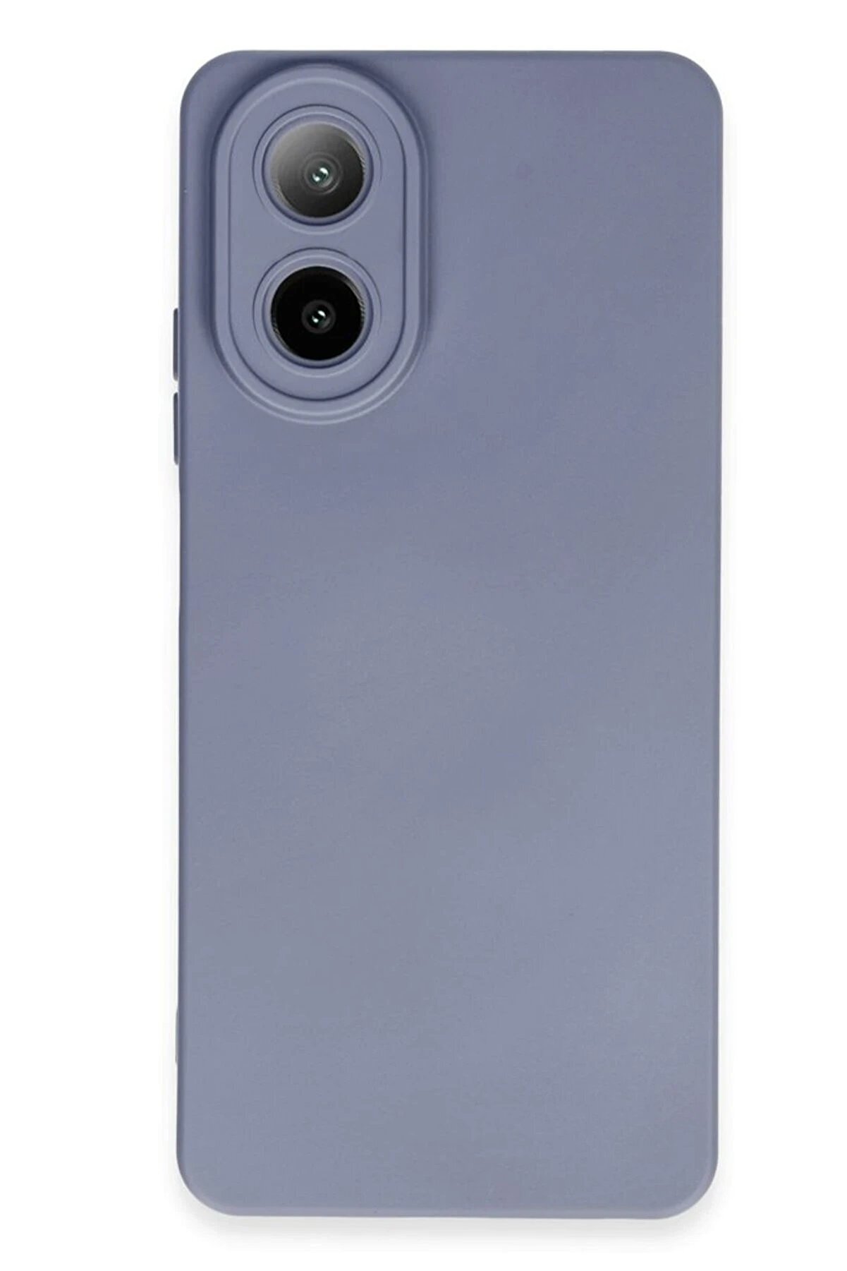 CepteToptan Oppo A38 Kılıf Nano i&ccedil;i Kadife Silikon - Gri - DROPX7149-8717