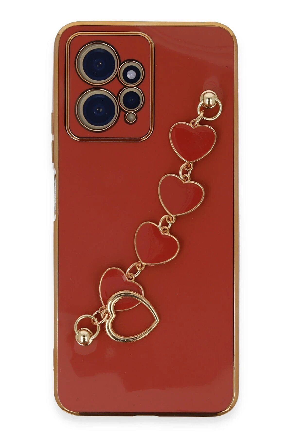 CepteToptan Xiaomi Redmi Note 12 4G Kılıf Esila Silikon - Kırmızı - DROPX1417-9631