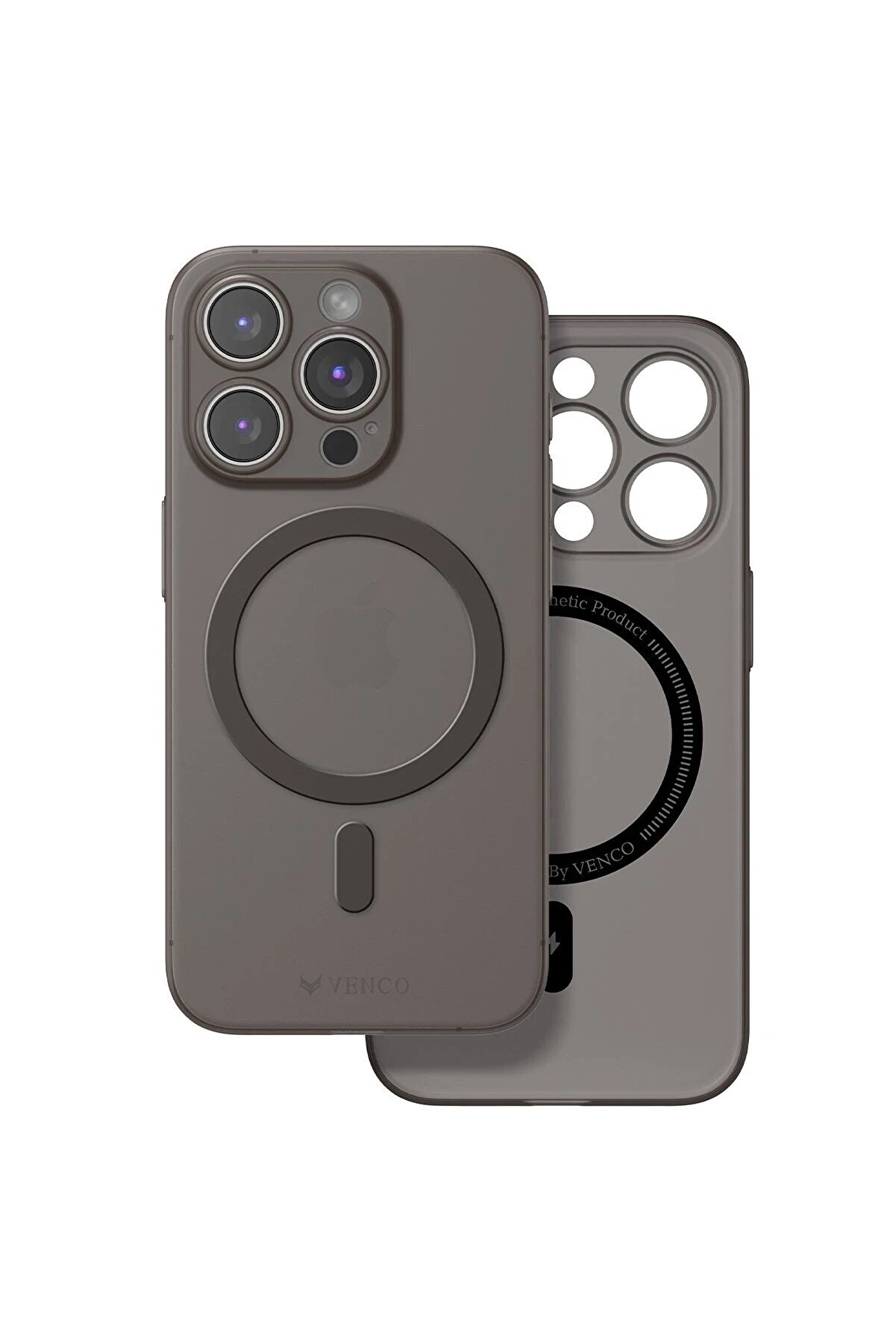 CepteToptan iPhone 16 Pro Sense Magsafe Kapak - Siyah - DROPX5233-8019