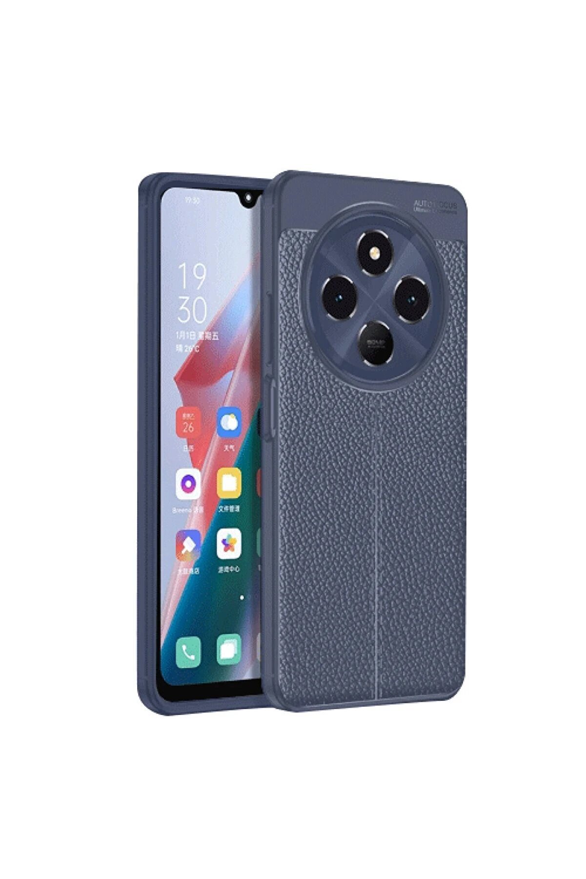 CepteToptan Xiaomi Redmi 14C Kılıf Auto Focus Kapak - Lacivert - DROPX8082-8162