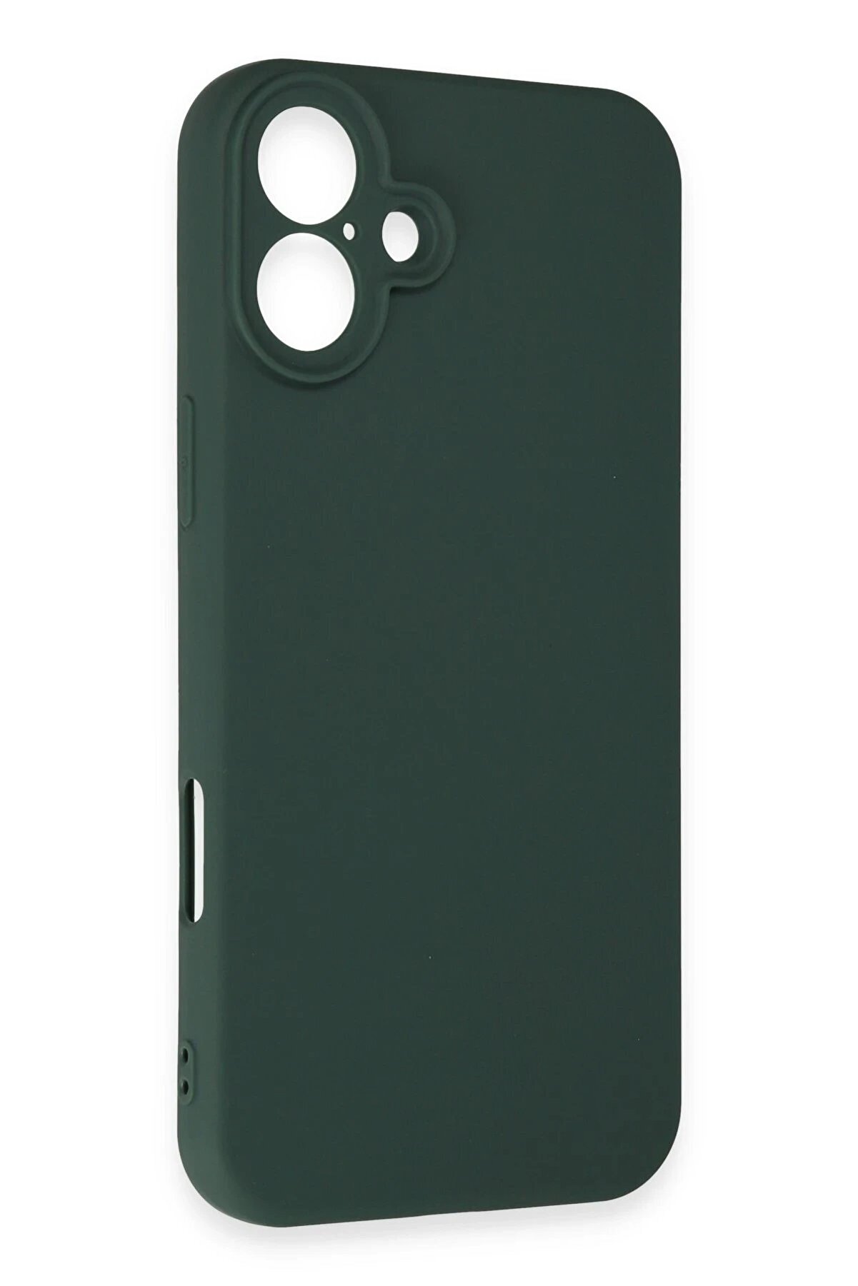 İphone 16 Plus Kılıf Fi̇rst Si̇li̇kon - Koyu Yeşi̇l - Dropx5138-3606