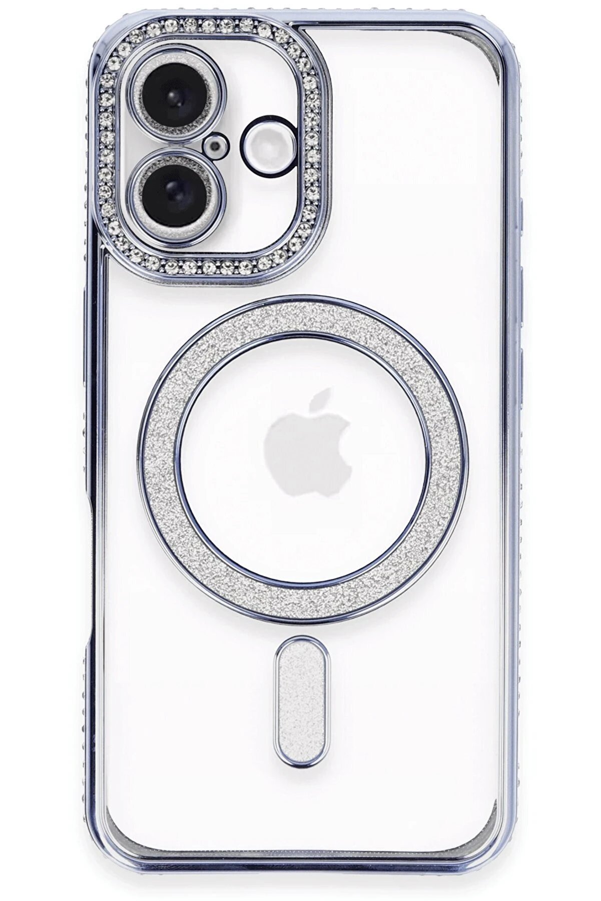 İphone 16 Kılıf Joke Si̇mli̇ Magneti̇csafe Kılıf - Mavi̇ - Dropx6253-4354