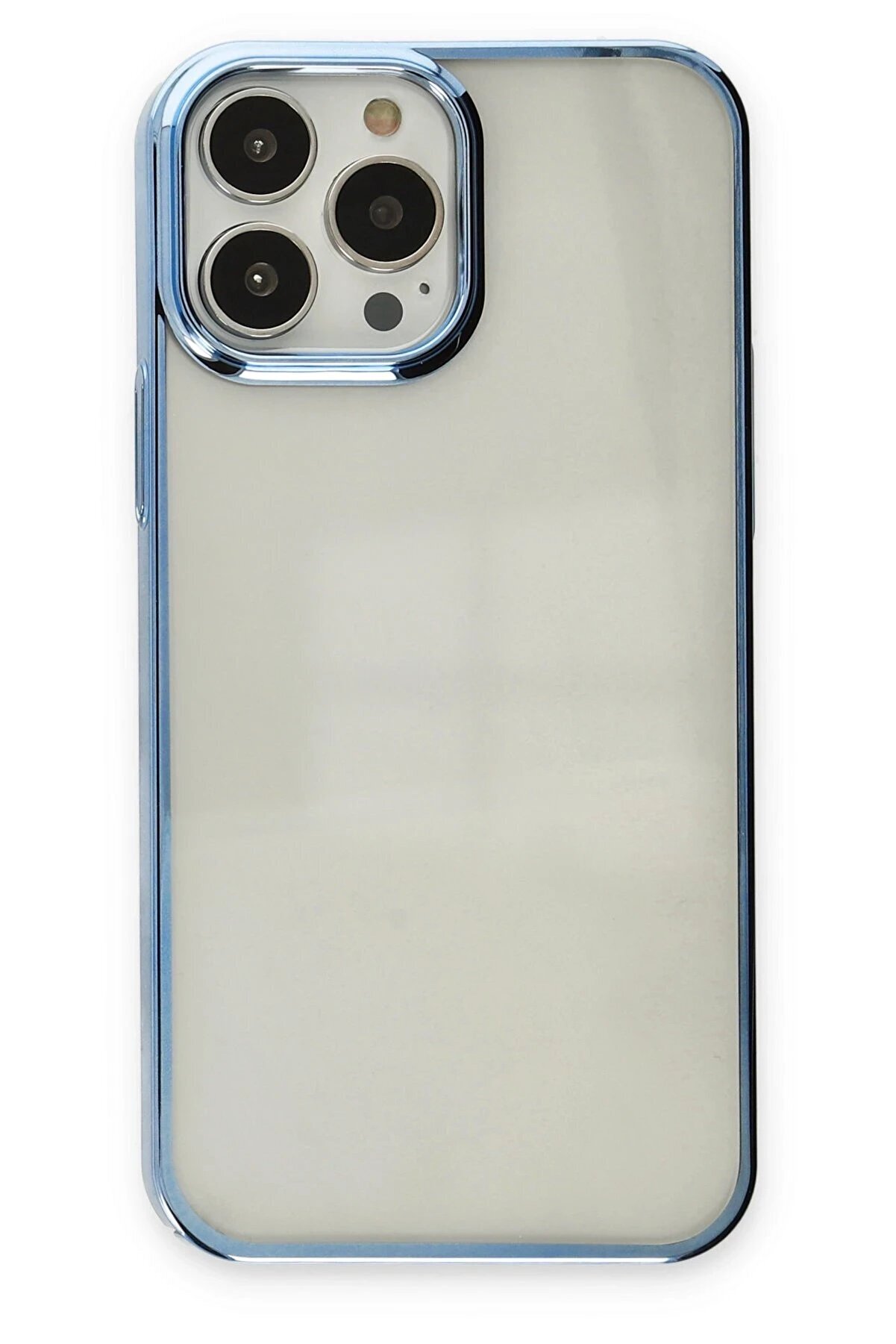 CepteToptan iPhone 13 Pro Kılıf Element Silikon - Sky Blue - DROPX9523-5018