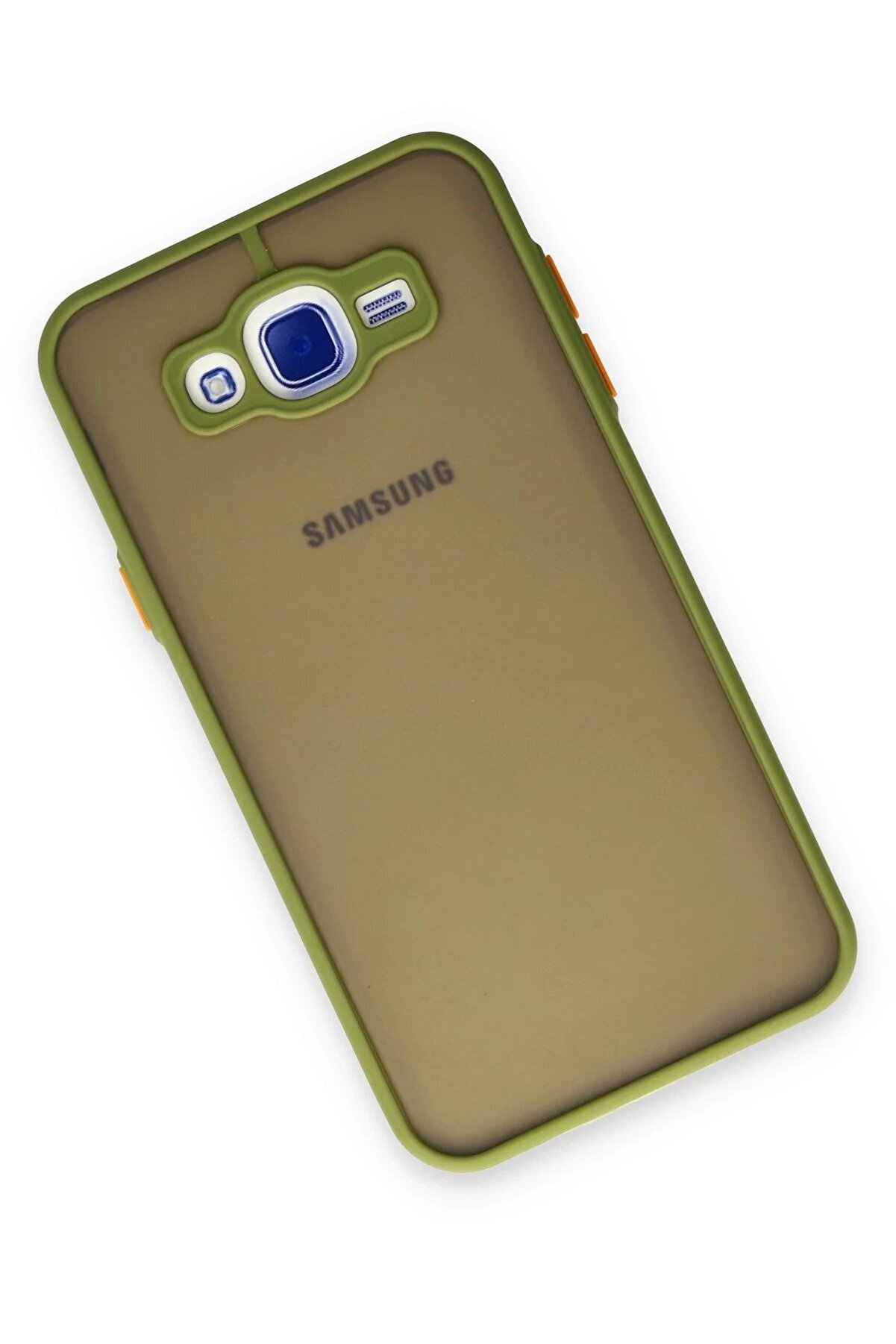 Samsung Galaxy J7 Kılıf Montreal Si̇li̇kon Kapak - Açık Yeşi̇l - Dropx1151-6477