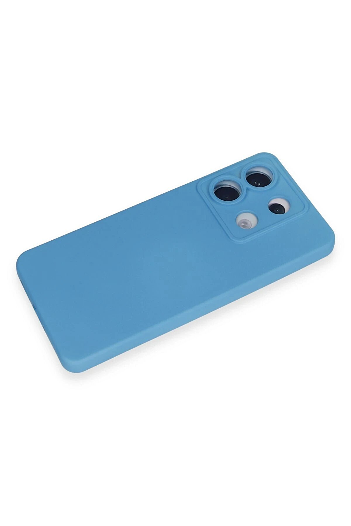Xi̇aomi̇ Redmi̇ Note 13 Pro 5G Kılıf Nano İçi̇ Kadi̇fe Si̇li̇kon - Mavi̇ - Dropx3483-3072