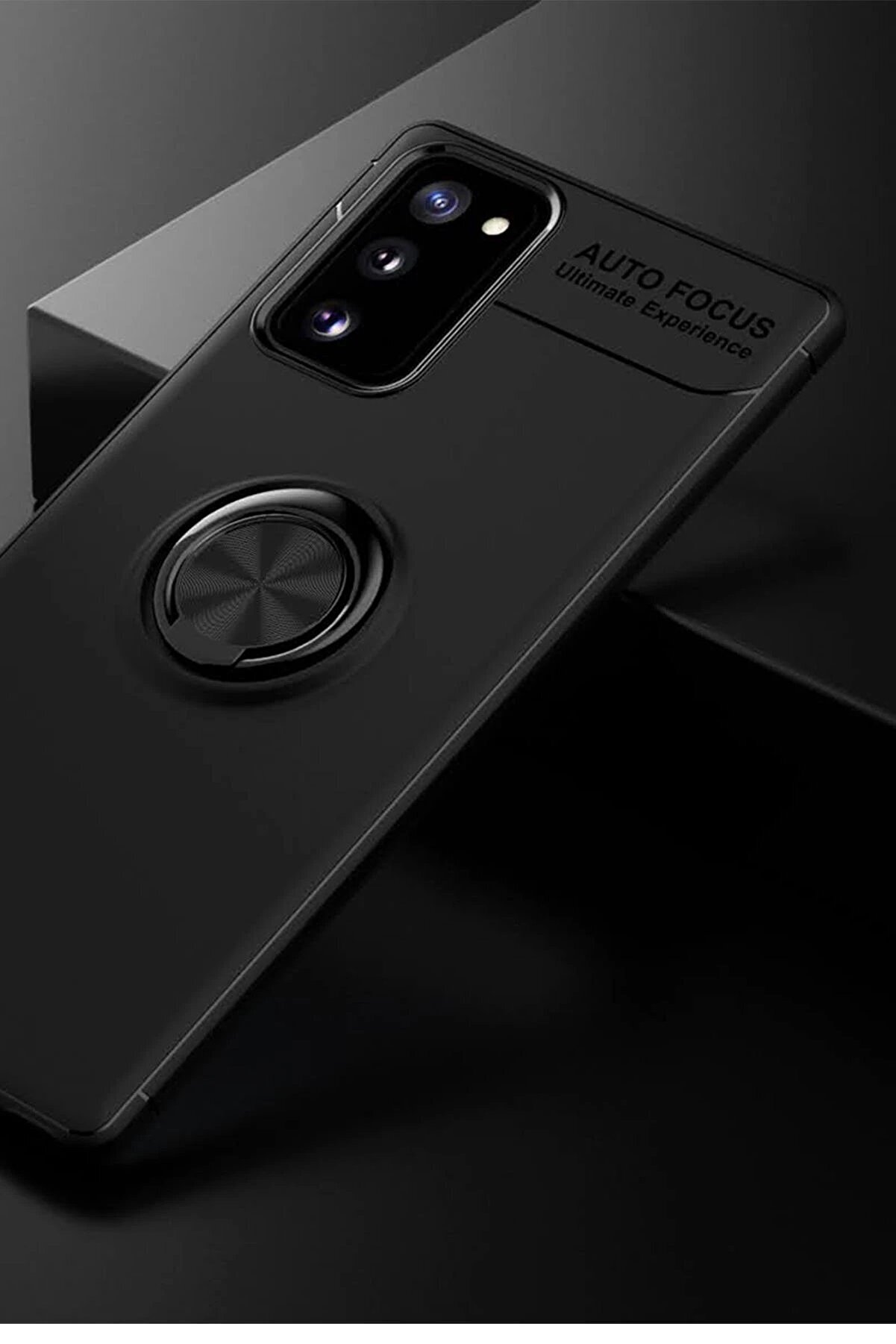 Samsung Galaxy Note 20 Kılıf Range Y&uuml;z&uuml;kl&uuml; Si̇li̇kon - Si̇yah - Dropx4737-9893