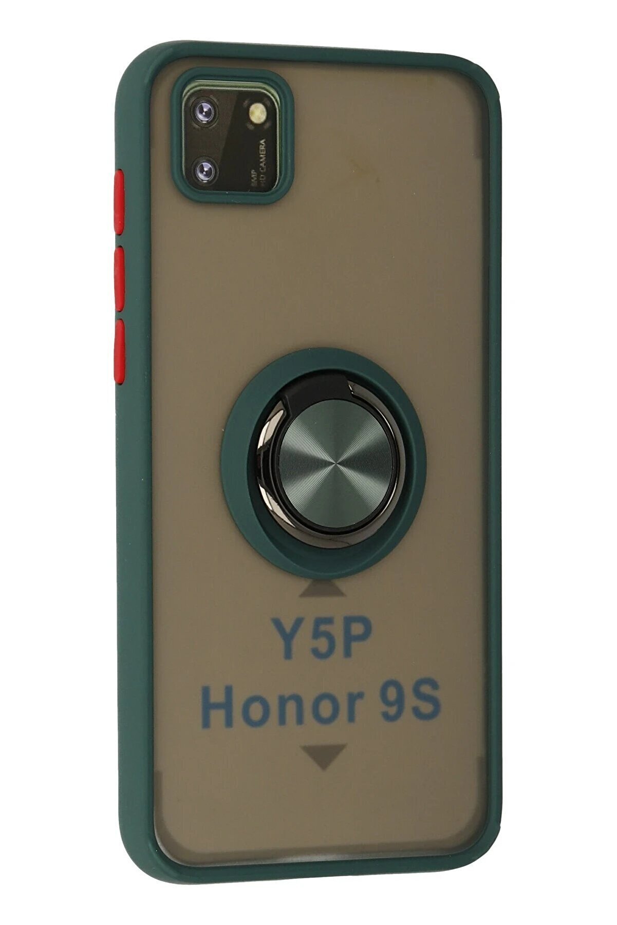 Huawei̇ Y5P Kılıf Montreal Yüzüklü Si̇li̇kon Kapak - Yeşi̇l - Dropx4985-9974