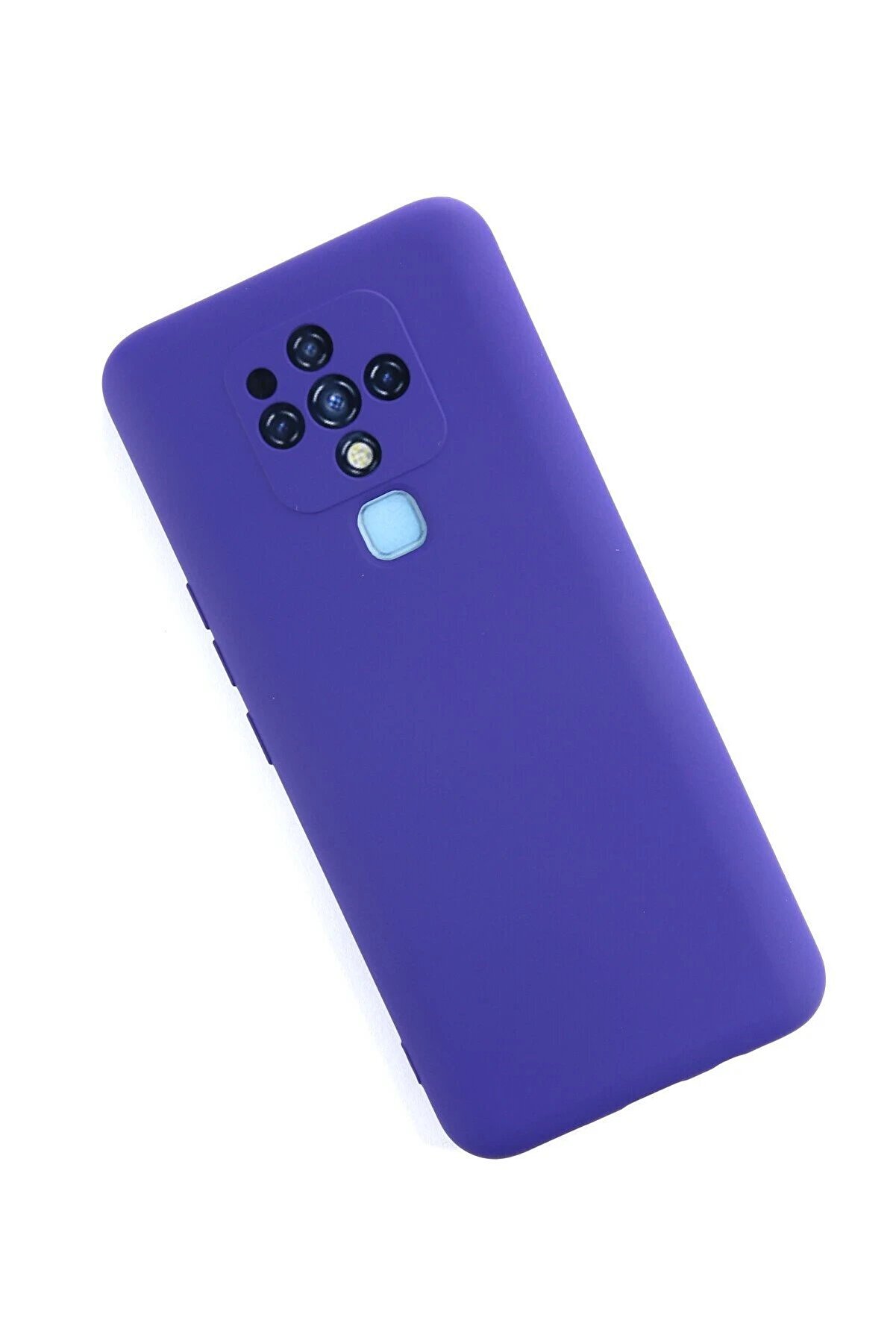 Tecno Camon 16 Kılıf Nano İçi̇ Kadi̇fe Si̇li̇kon - Mor - Dropx7392-1630