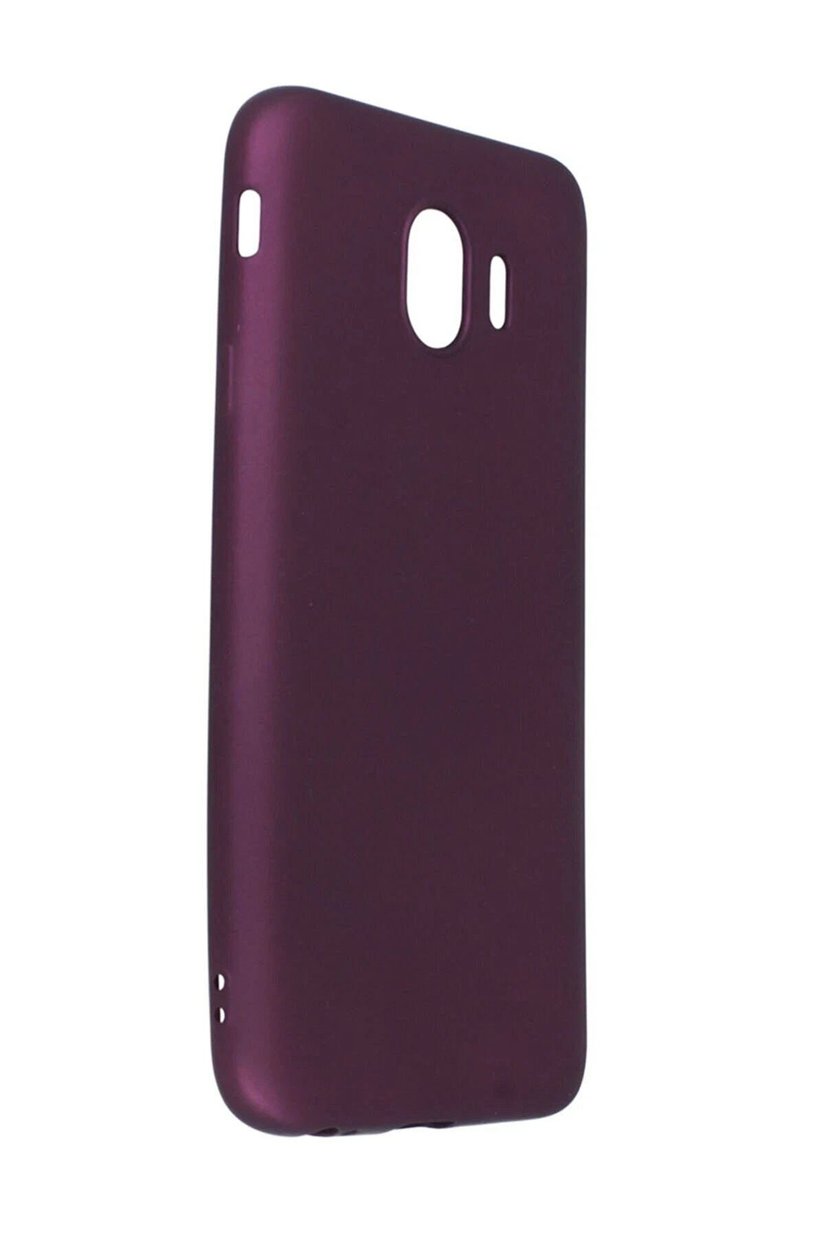 CepteToptan Samsung Galaxy J4 Kılıf First Silikon - Mürdüm - DROPX3392-2002