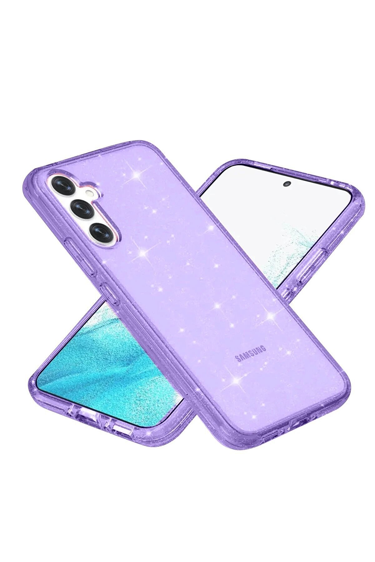 CepteToptan Samsung Galaxy S23 FE Kılıf Glow Magsafe Kapak - Mor - DROPX5310-7561