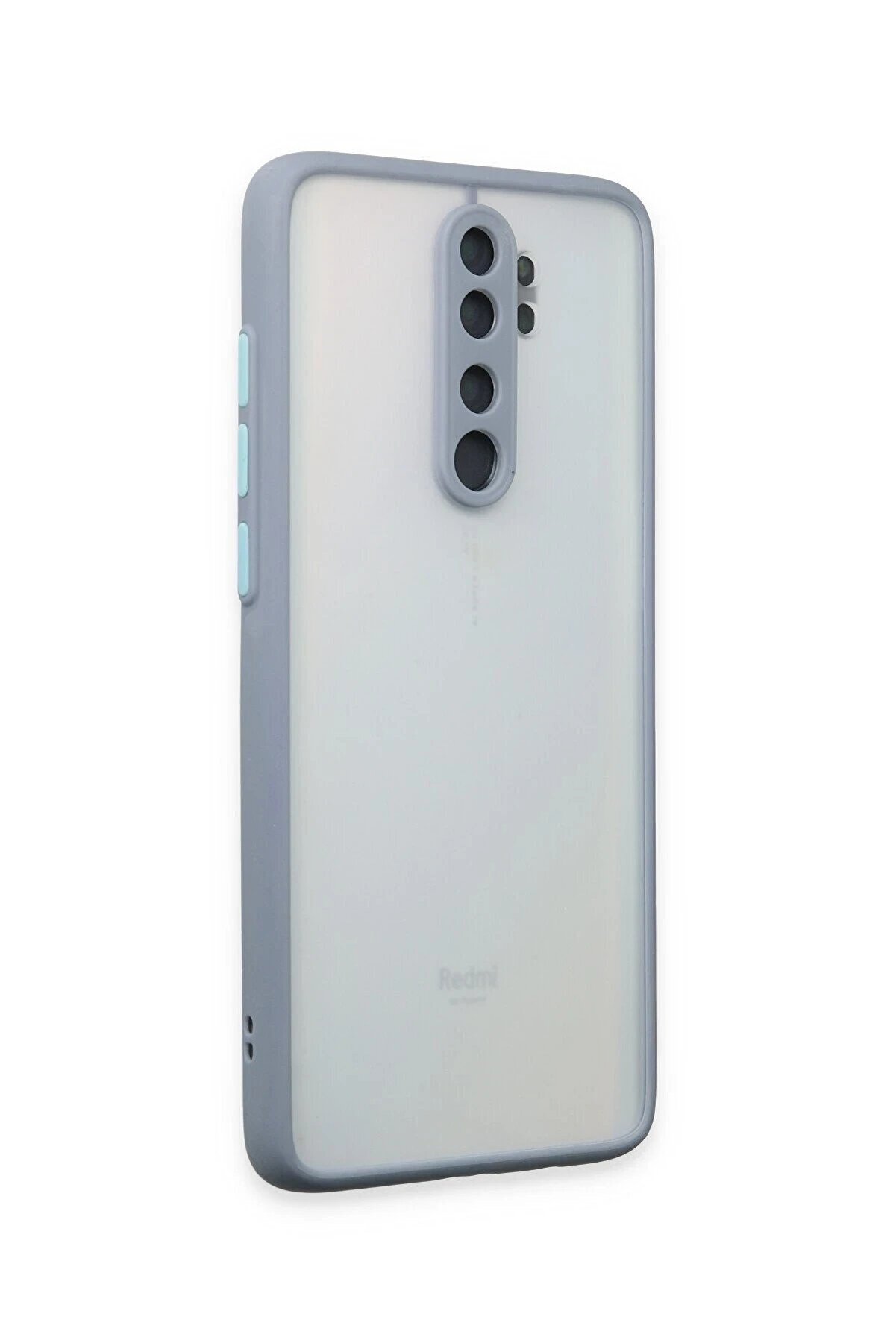 Xi̇aomi̇ Redmi̇ Note 8 Pro Kılıf Montreal Si̇li̇kon Kapak - Gri̇ - Dropx9796-6929