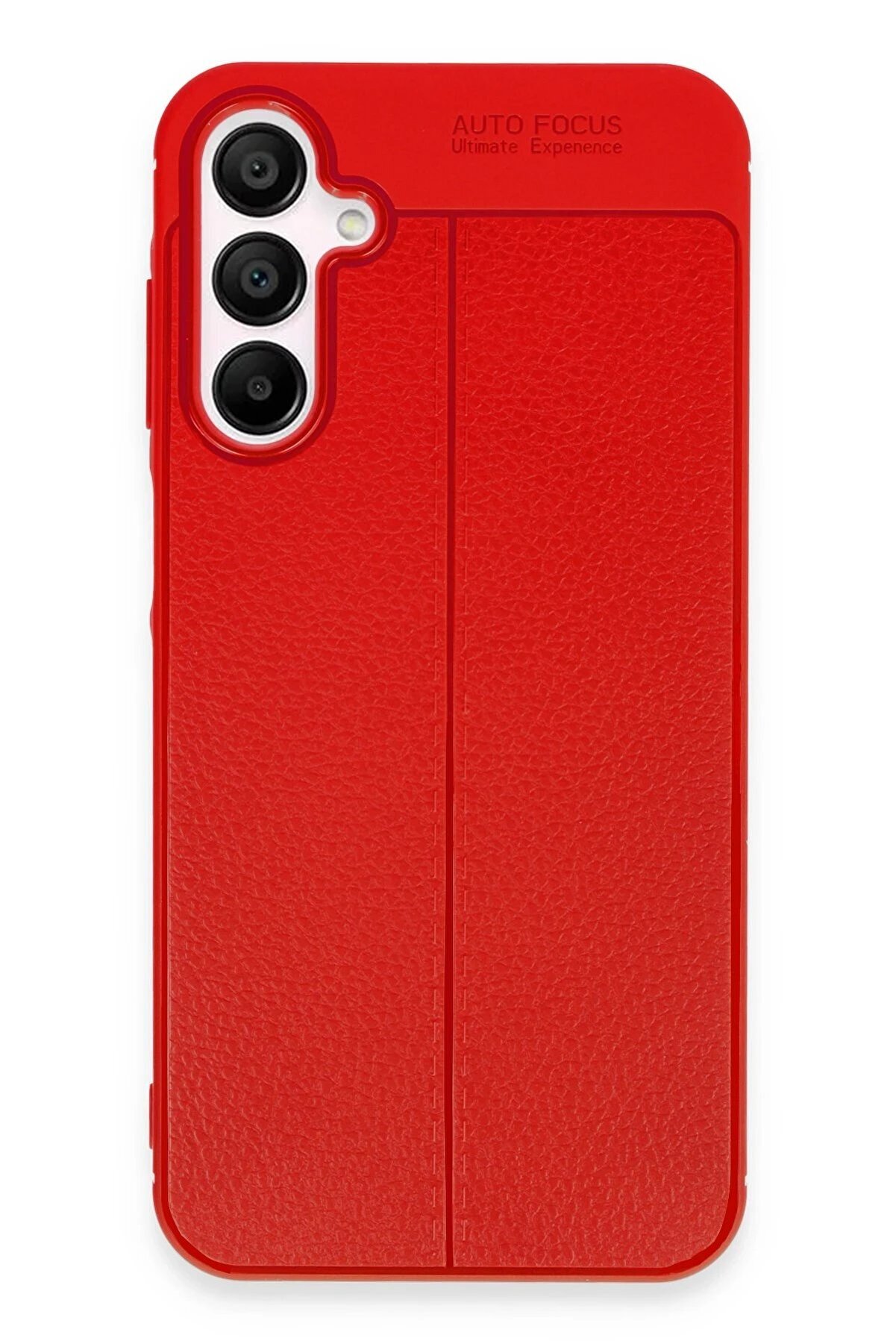 CepteToptan Samsung Galaxy A15 4G Kılıf Auto Focus Kapak - Kırmızı - DROPX9150-2557