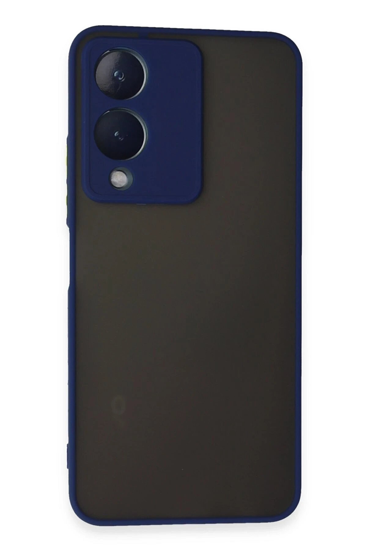 CepteToptan Vivo Y17S Kılıf Montreal Silikon Kapak - Lacivert - DROPX6274-6926