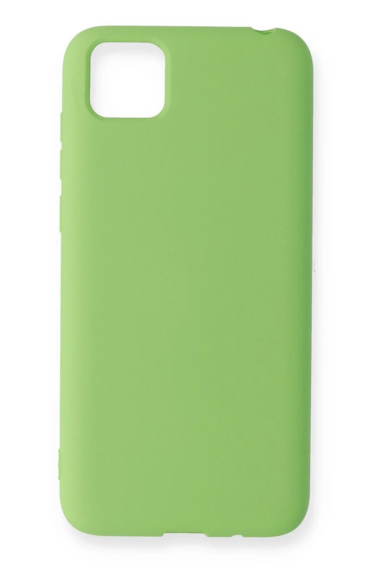 CepteToptan Huawei Y5P Kılıf Nano içi Kadife Silikon - Yeşil - DROPX3105-5863