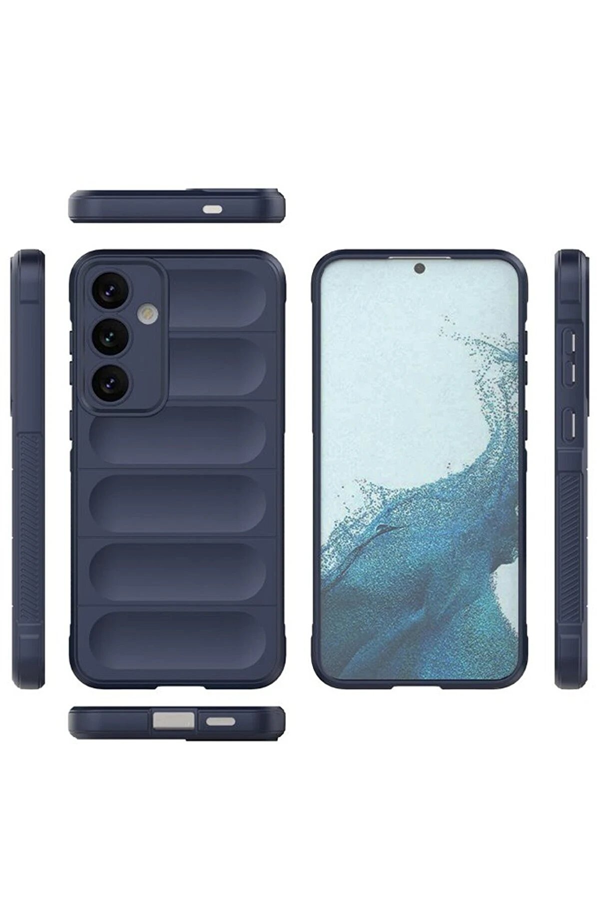 Samsung Galaxy S24 Fe Kılıf Opti̇mum Si̇li̇kon - Laci̇vert - Dropx1574-6002