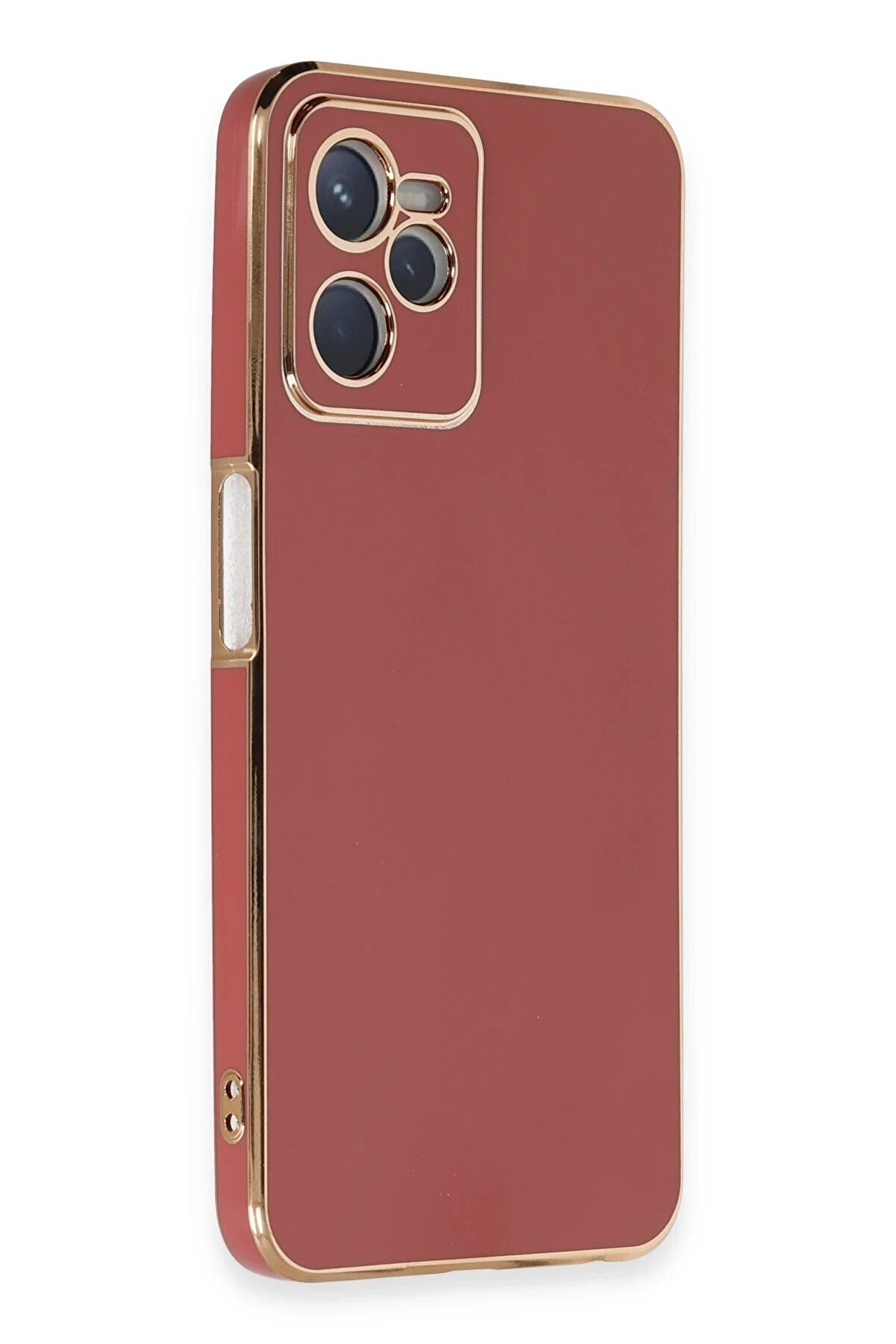 Realme C35 Kılıf Volet Si̇li̇kon - Kırmızı - Dropx5598-4320