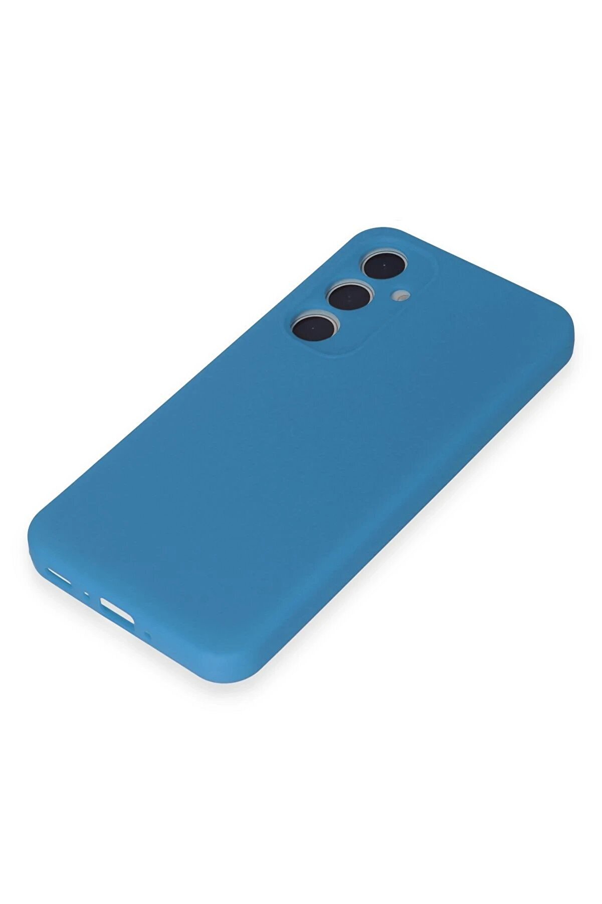 Samsung Galaxy A15 4G Kılıf Fi̇rst Si̇li̇kon - Mavi̇ - Dropx8096-3427