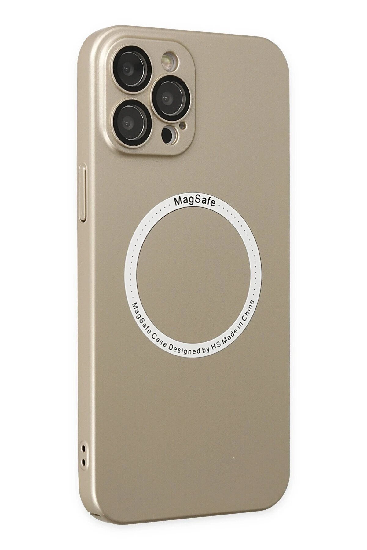 İphone 12 Pro Kılıf Jack Magneti̇csafe Lens Si̇li̇kon - Gold - Dropx6595-3548