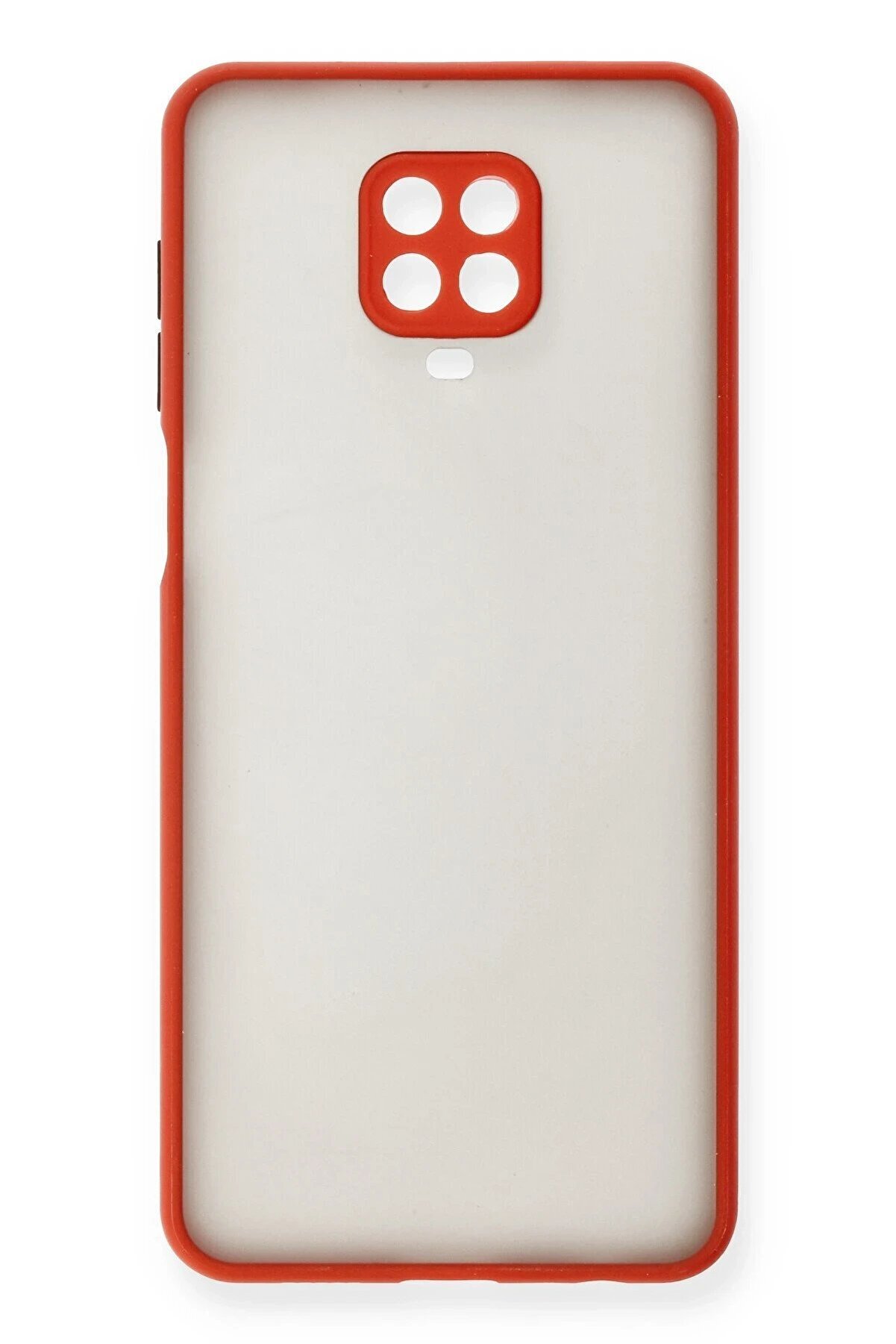 Xi̇aomi̇ Redmi̇ Note 9 Pro Kılıf Montreal Si̇li̇kon Kapak - Kırmızı - Dropx8901-6521