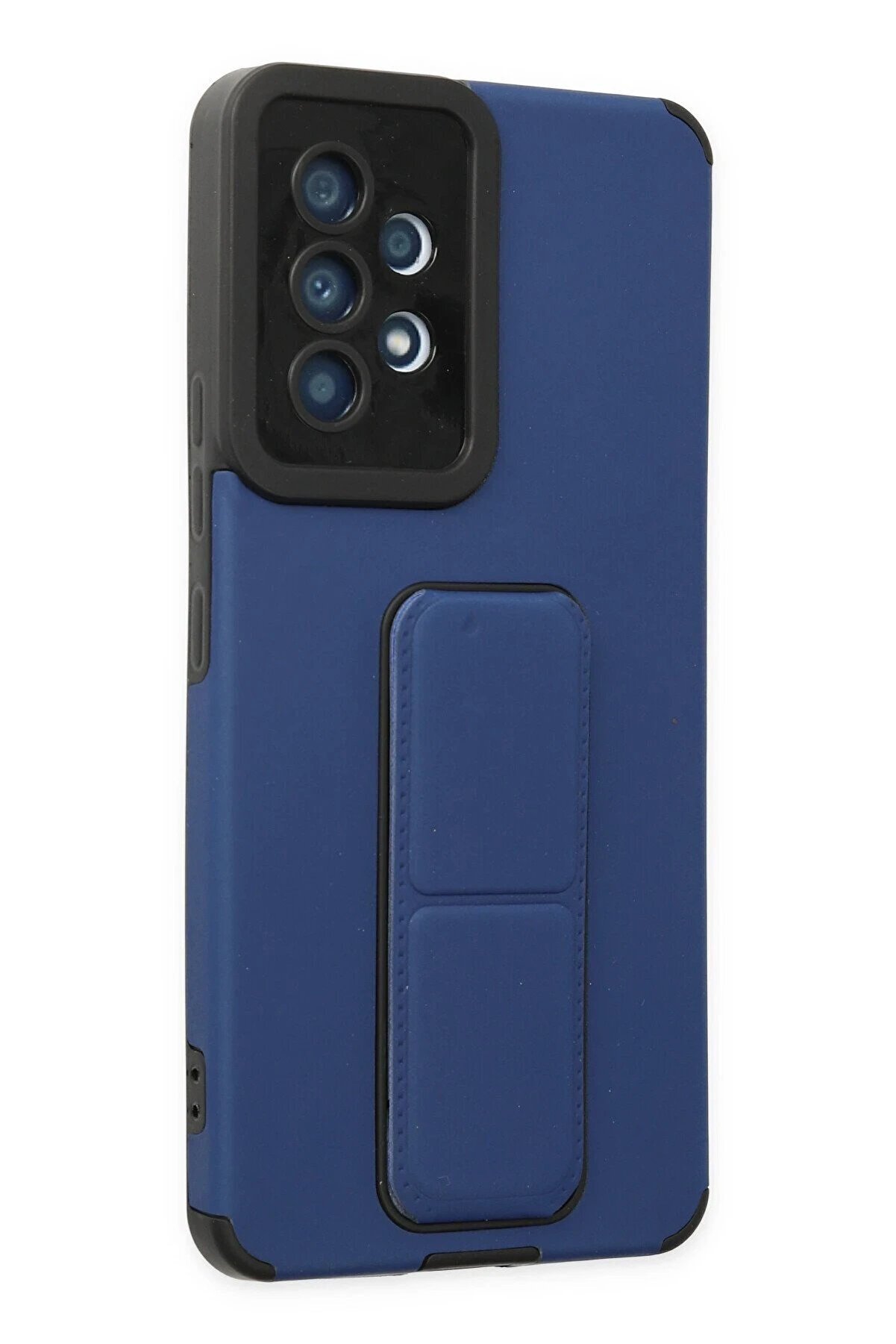 Samsung Galaxy A53 5G Kılıf Mega Standlı Si̇li̇kon - Mavi̇ - Dropx6711-3924