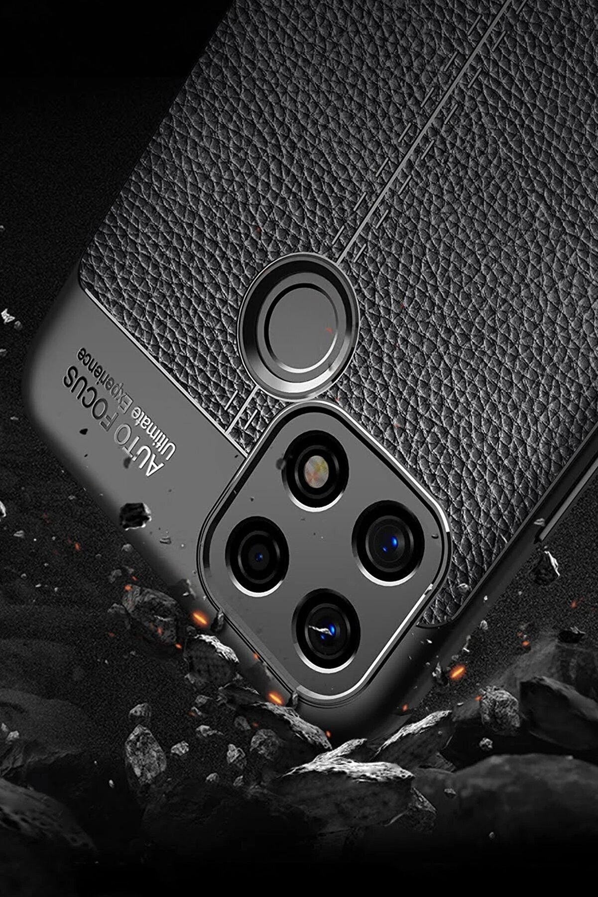 Oppo A15 Kılıf Auto Focus Kapak - Kırmızı - Dropx4182-7176