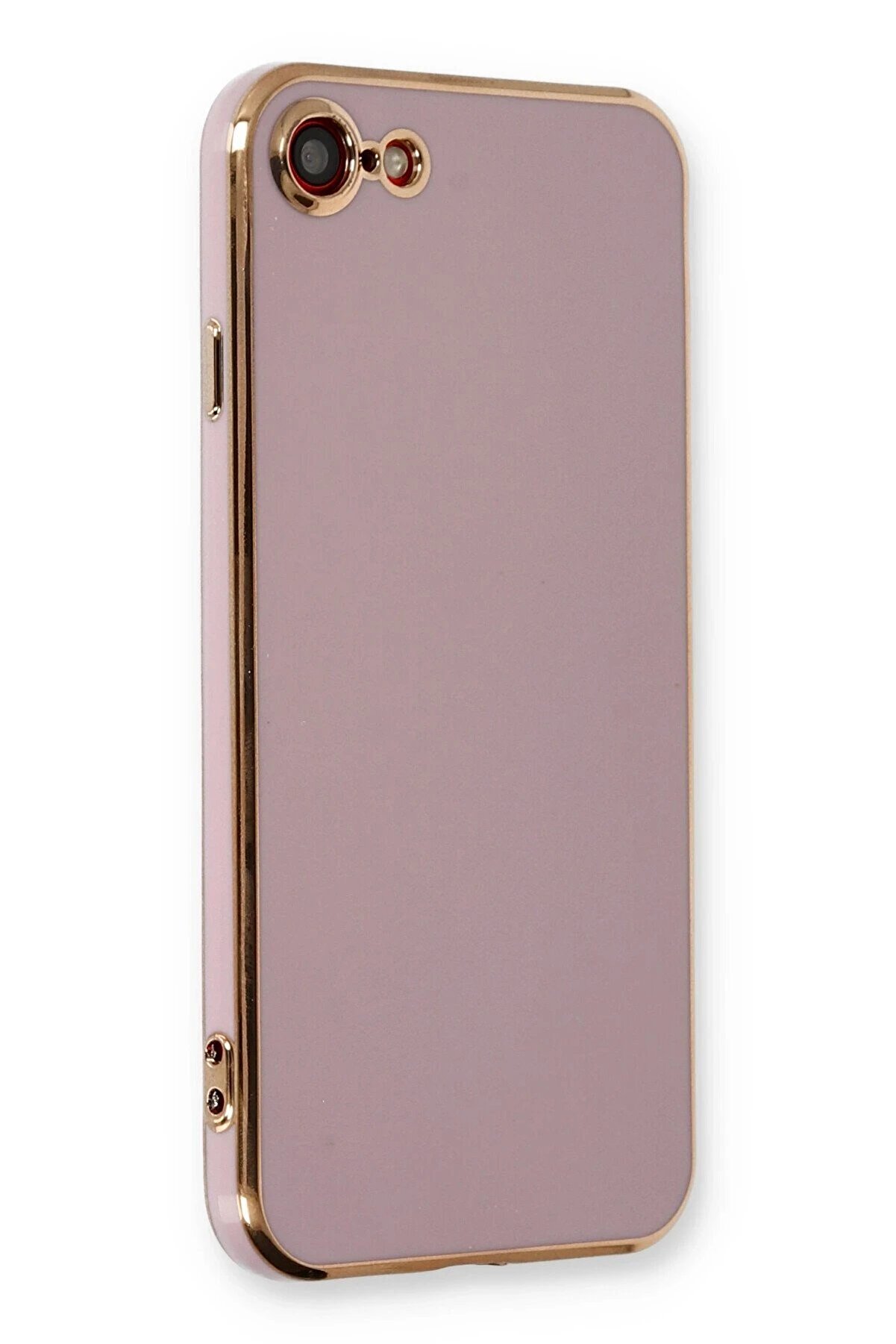 CepteToptan iPhone 7 Kılıf Volet Silikon - Mor - DROPX5562-2668