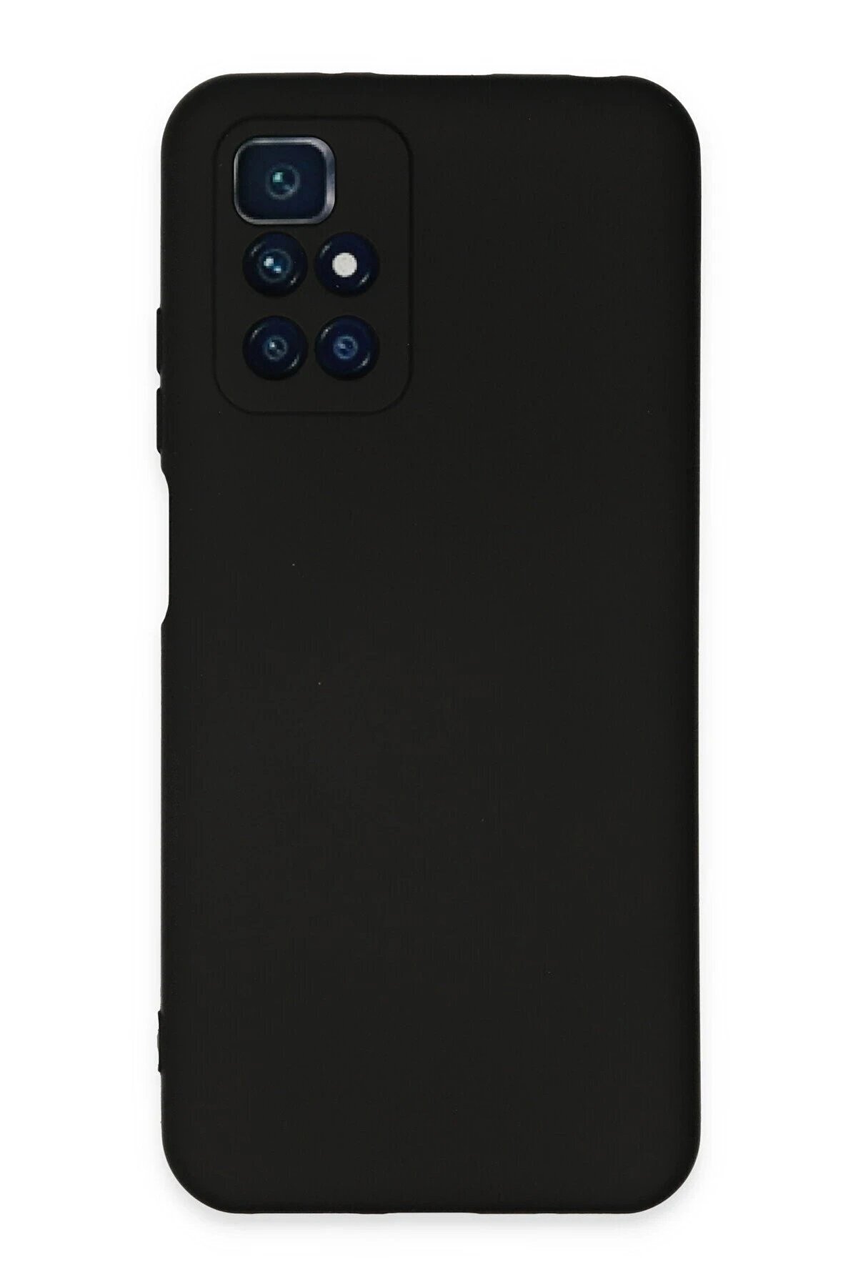 CepteToptan Xiaomi Redmi 10 2022 Kılıf Nano i&ccedil;i Kadife Silikon - Siyah - DROPX1100-6225