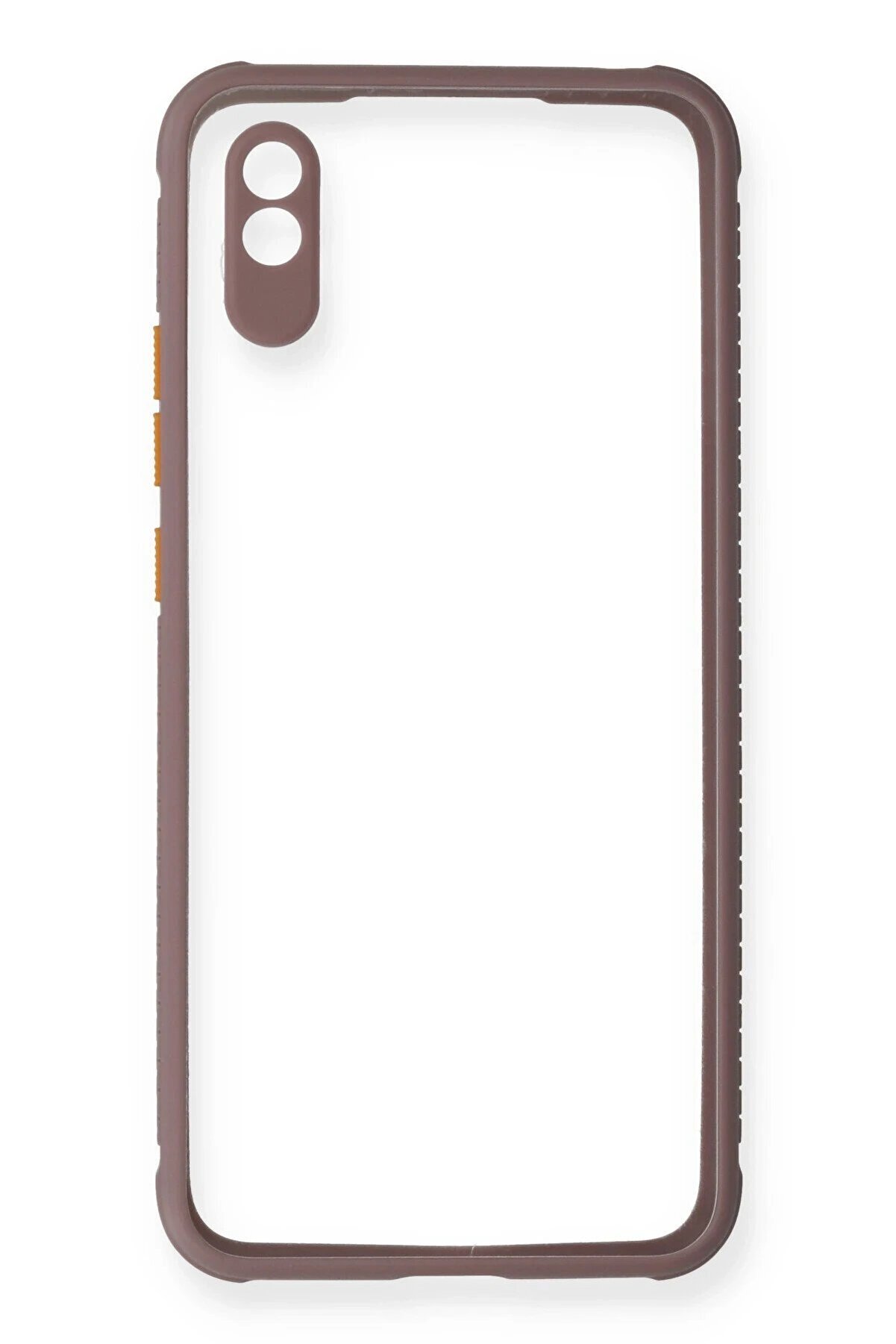 Xi̇aomi̇ Redmi̇ 9A Kılıf Mi̇ami̇ Şeffaf Si̇li̇kon - Açık Mor - Dropx9661-7403