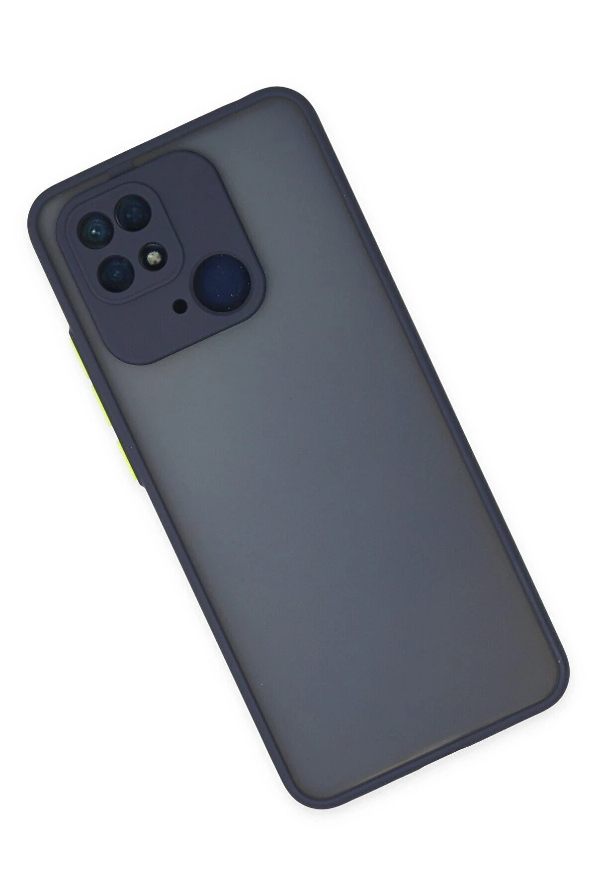 Xi̇aomi̇ Redmi̇ 10C Kılıf Montreal Si̇li̇kon Kapak - Laci̇vert - Dropx6435-1489