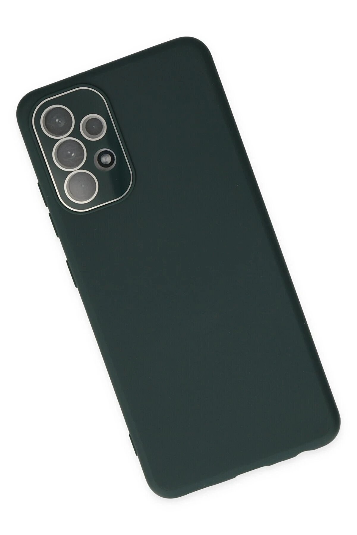 Samsung Galaxy A33 5G Kılıf Lansman Glass Kapak - Koyu Yeşi̇l - Dropx8612-8748