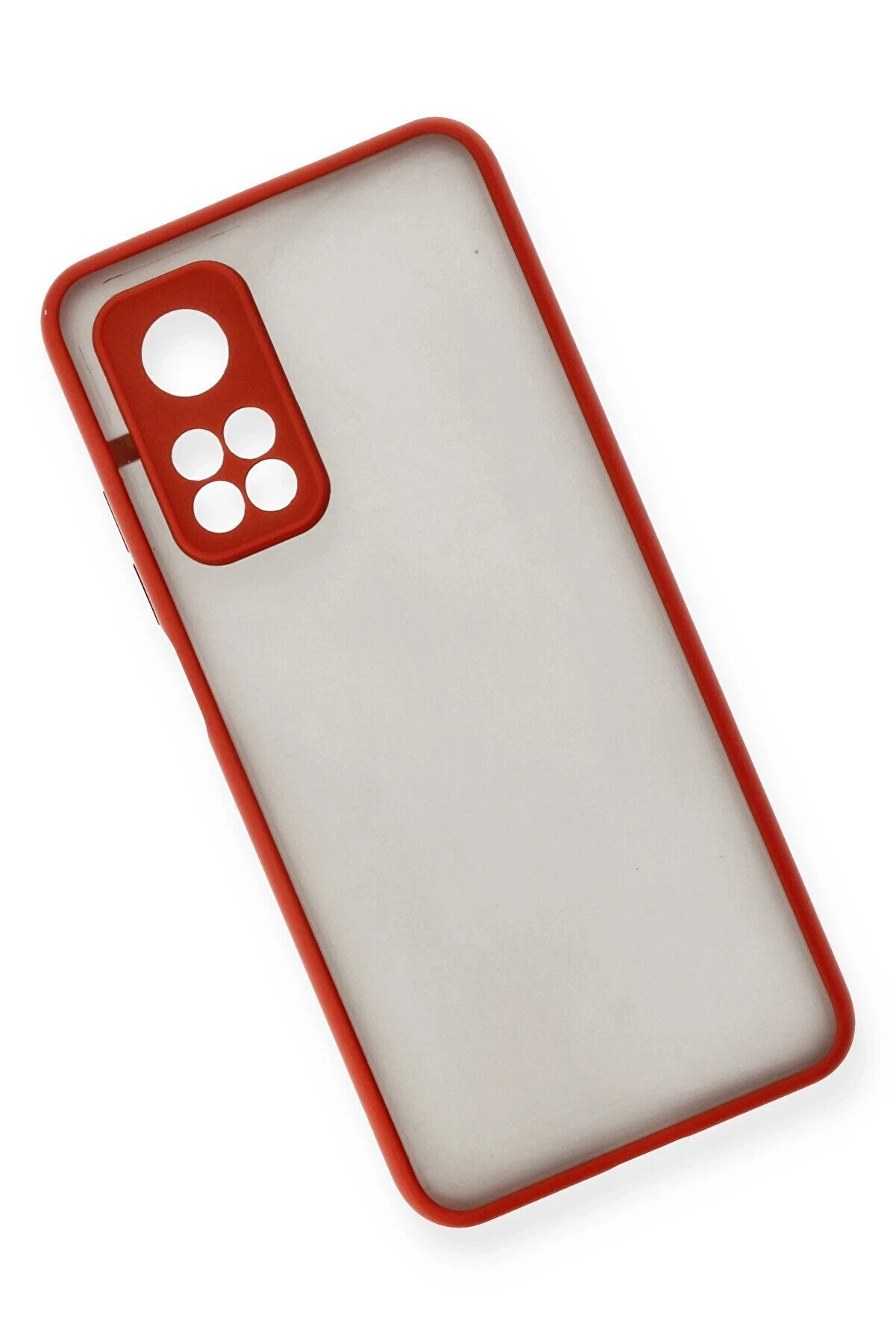 Xi̇aomi̇ Mi̇ 10T Kılıf Montreal Si̇li̇kon Kapak - Kırmızı - Dropx7567-4844