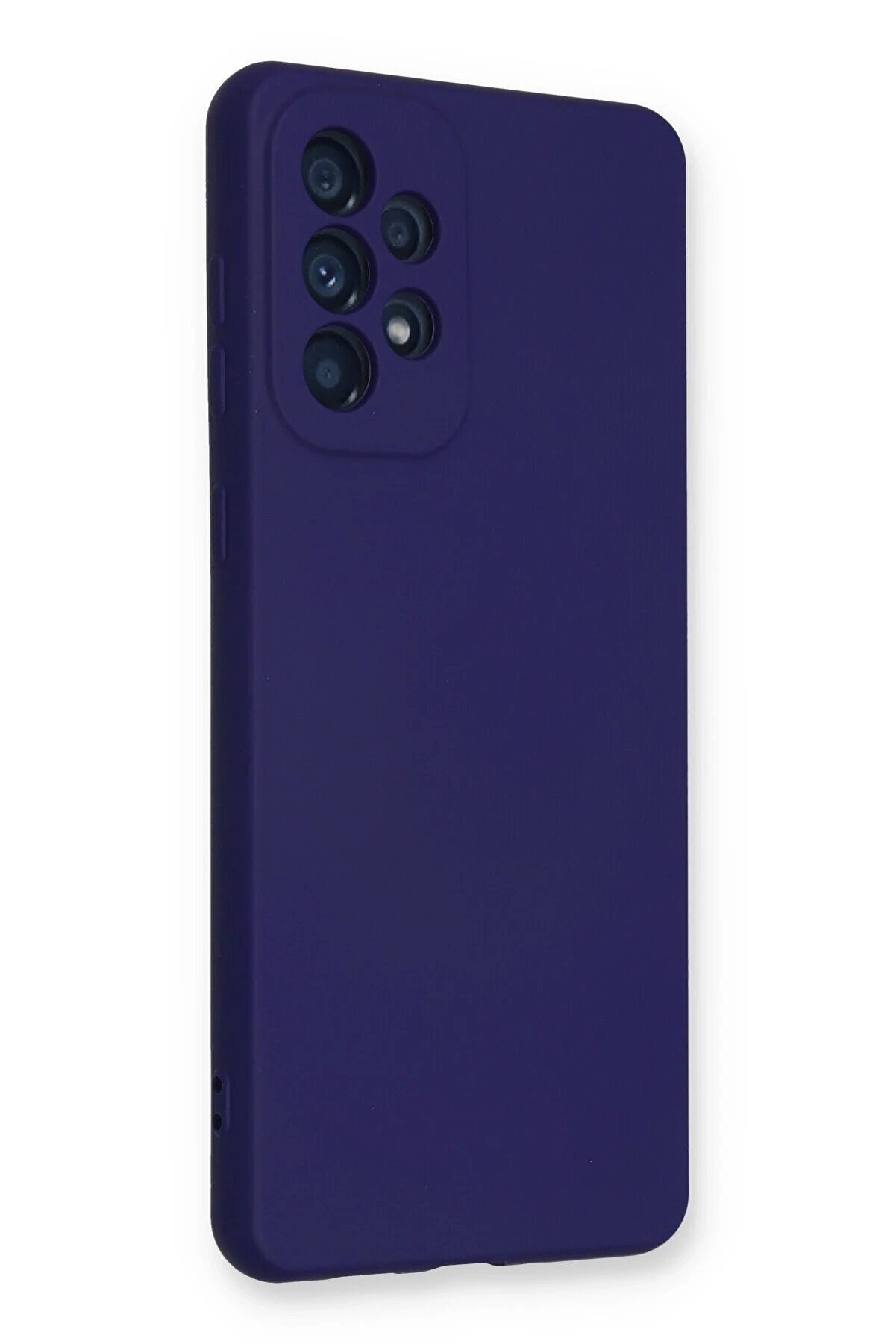 Samsung Galaxy A53 5G Kılıf Nano İçi̇ Kadi̇fe Si̇li̇kon - Mor - Dropx6009-1304