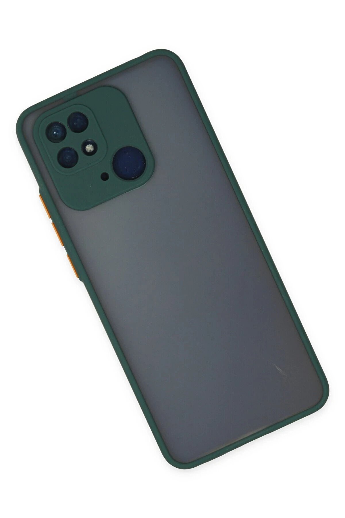 Xi̇aomi̇ Redmi̇ 10C Kılıf Montreal Si̇li̇kon Kapak - Yeşi̇l - Dropx9893-1394