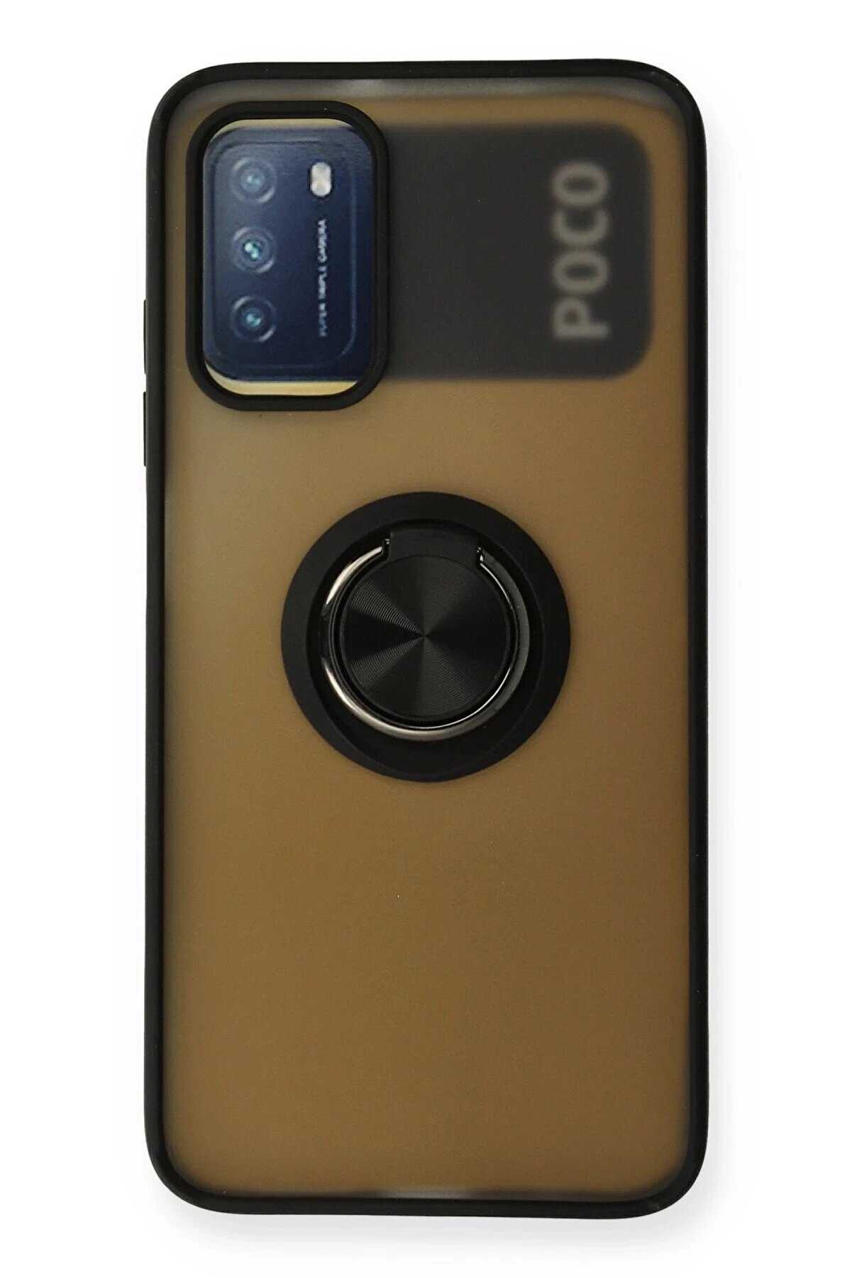 CepteToptan Xiaomi Redmi 9T Kılıf Montreal Y&uuml;z&uuml;kl&uuml; Silikon Kapak - Siyah - DROPX6579-3998