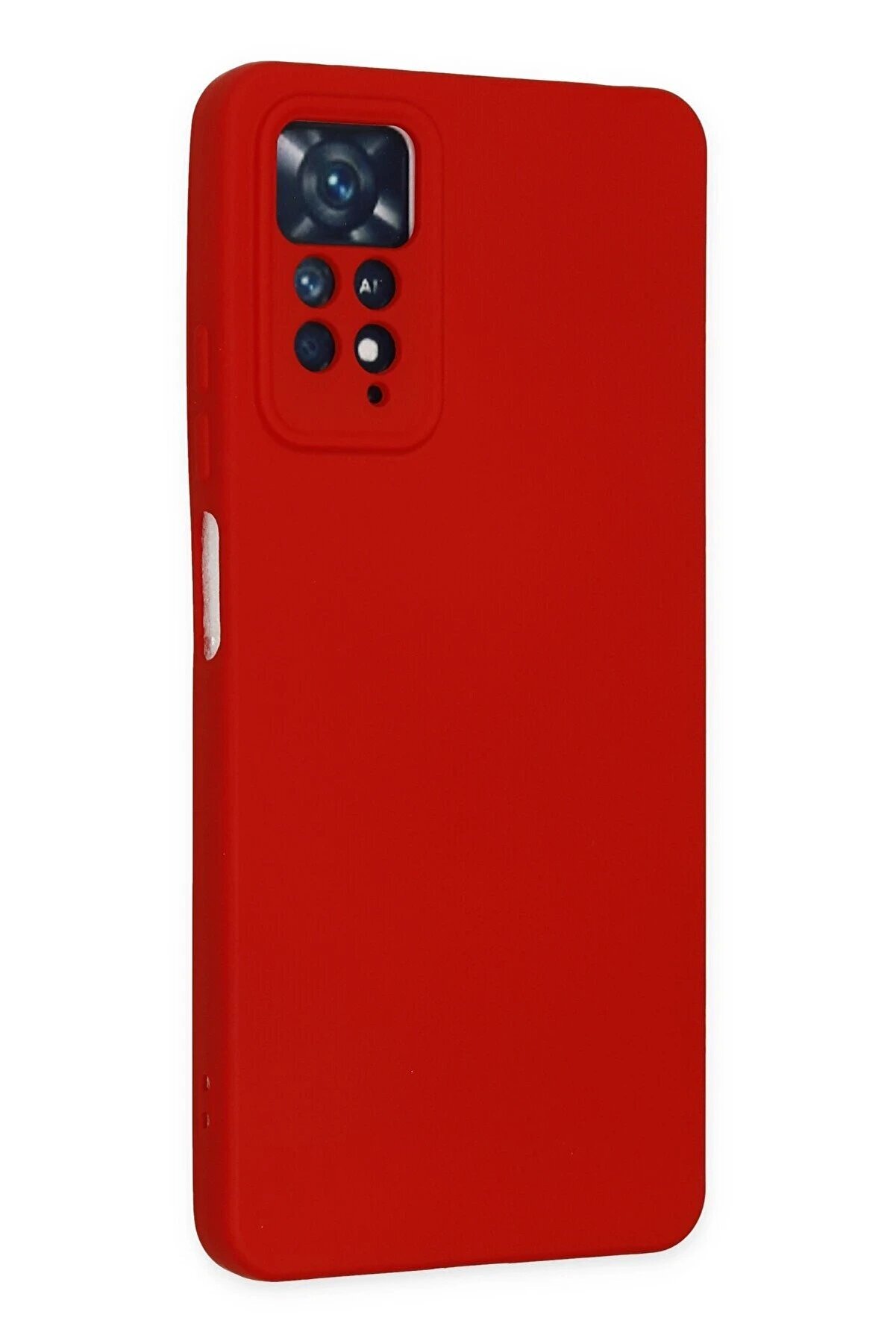 Xi̇aomi̇ Redmi̇ Note 11 Pro Kılıf Nano İçi̇ Kadi̇fe Si̇li̇kon - Kırmızı - Dropx9064-6828