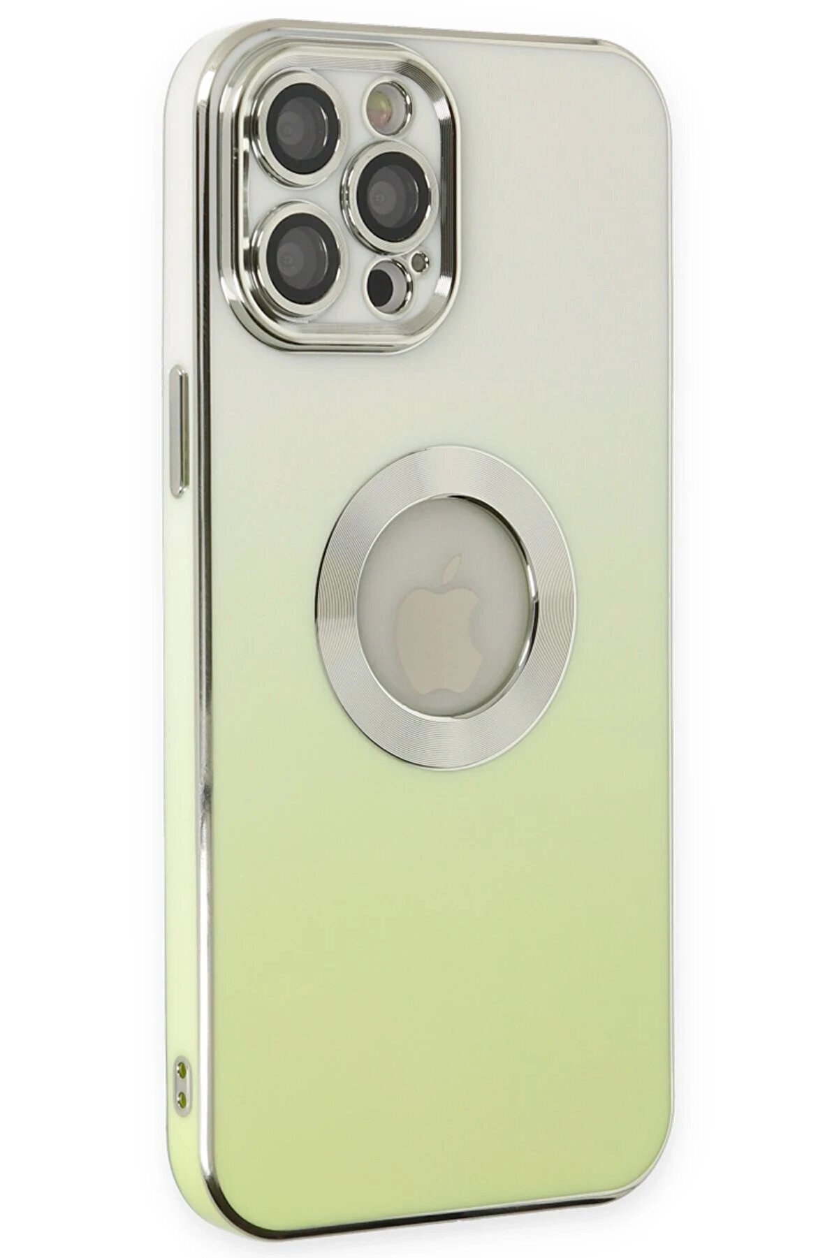 İphone 12 Pro Max Kılıf Best Si̇li̇kon - Yeşi̇l - Dropx8000-4740